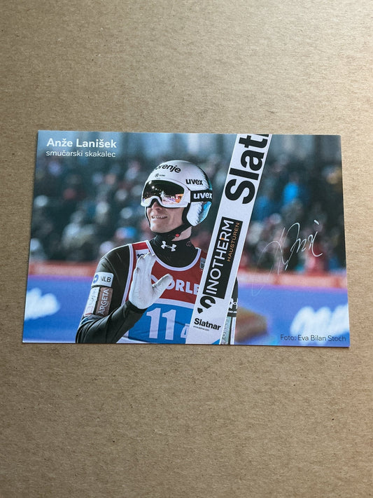 Anze Lanisek, Slovenia 🇸🇮 Ski Jumping Winter Sports 2024/25 hand signed - Autographs-World