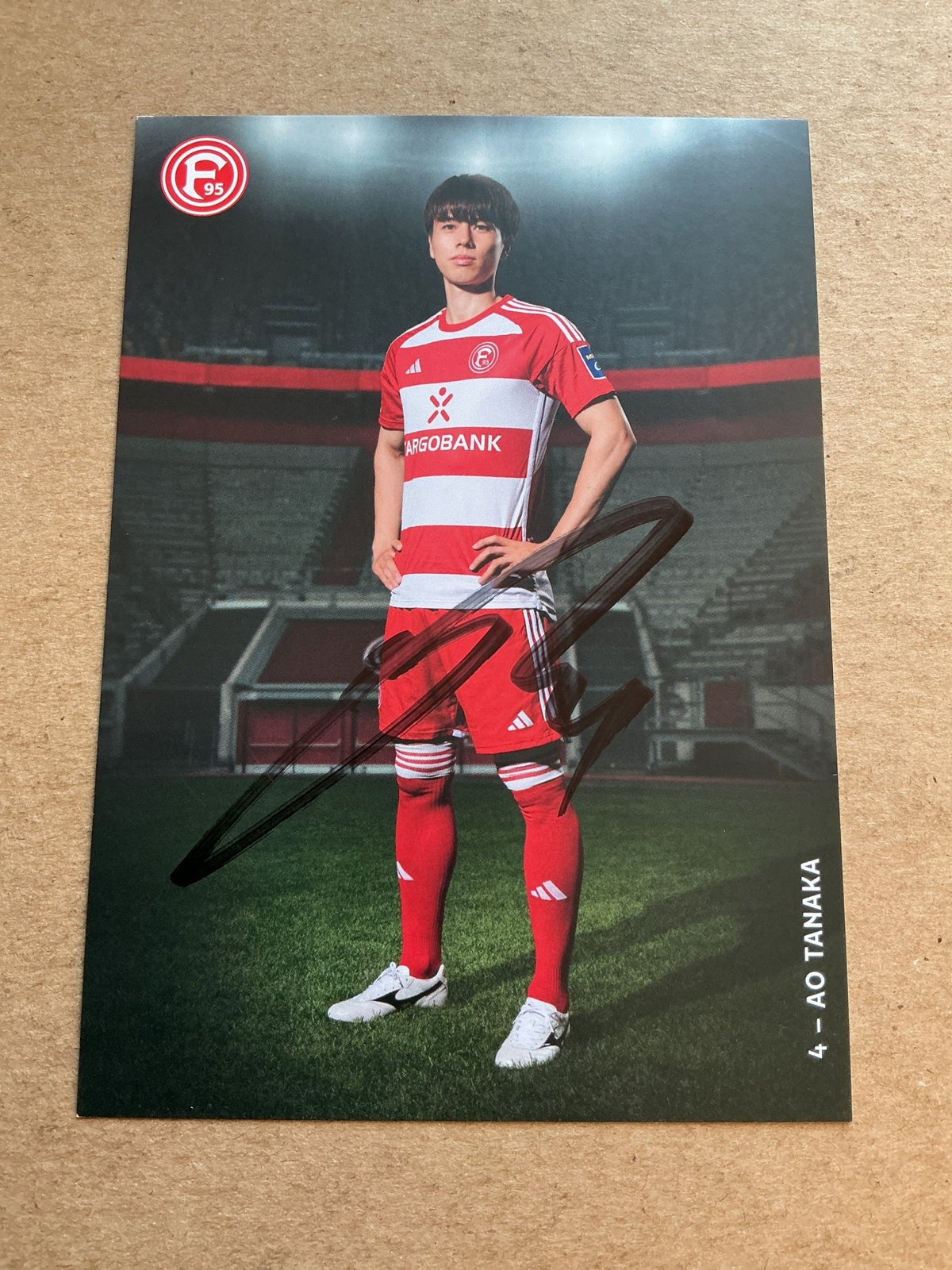 Ao Tanaka, Japan 🇯🇵 Fortuna Düsseldorf 2023/24 hand signed - Autographs-World