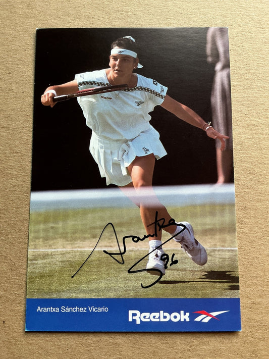 Arantxa Sánchez Vicario, Spain 🇪🇸 Tennis hand signed - Autographs-World