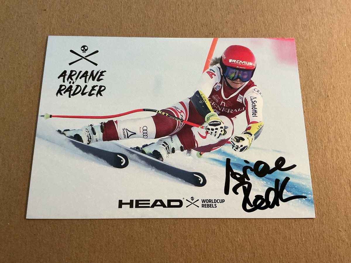 Ariane Rädler, Austria 🇦🇹 Alpine Winter 2022/23 hand signed - Autographs-World