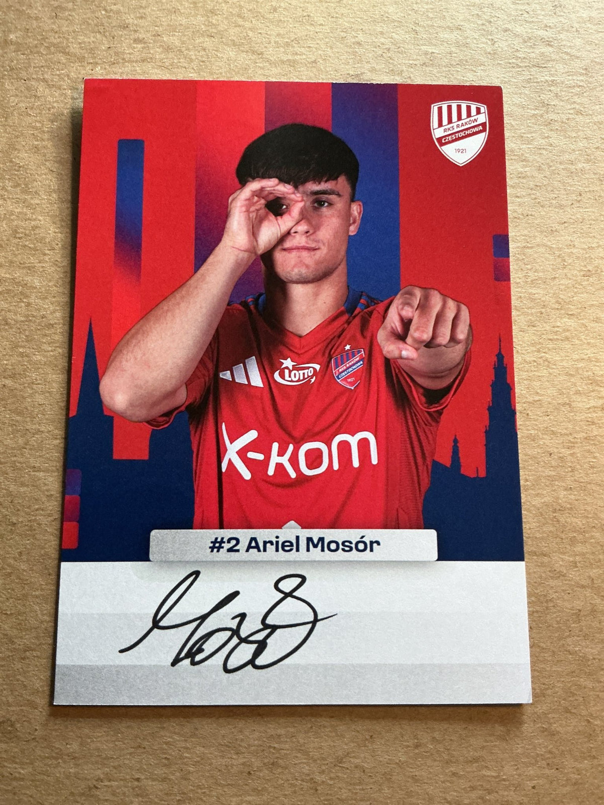 Ariel Mosor, Poland 🇵🇱 Rakow Czestochowa 2024/25 hand signed - Autographs-World