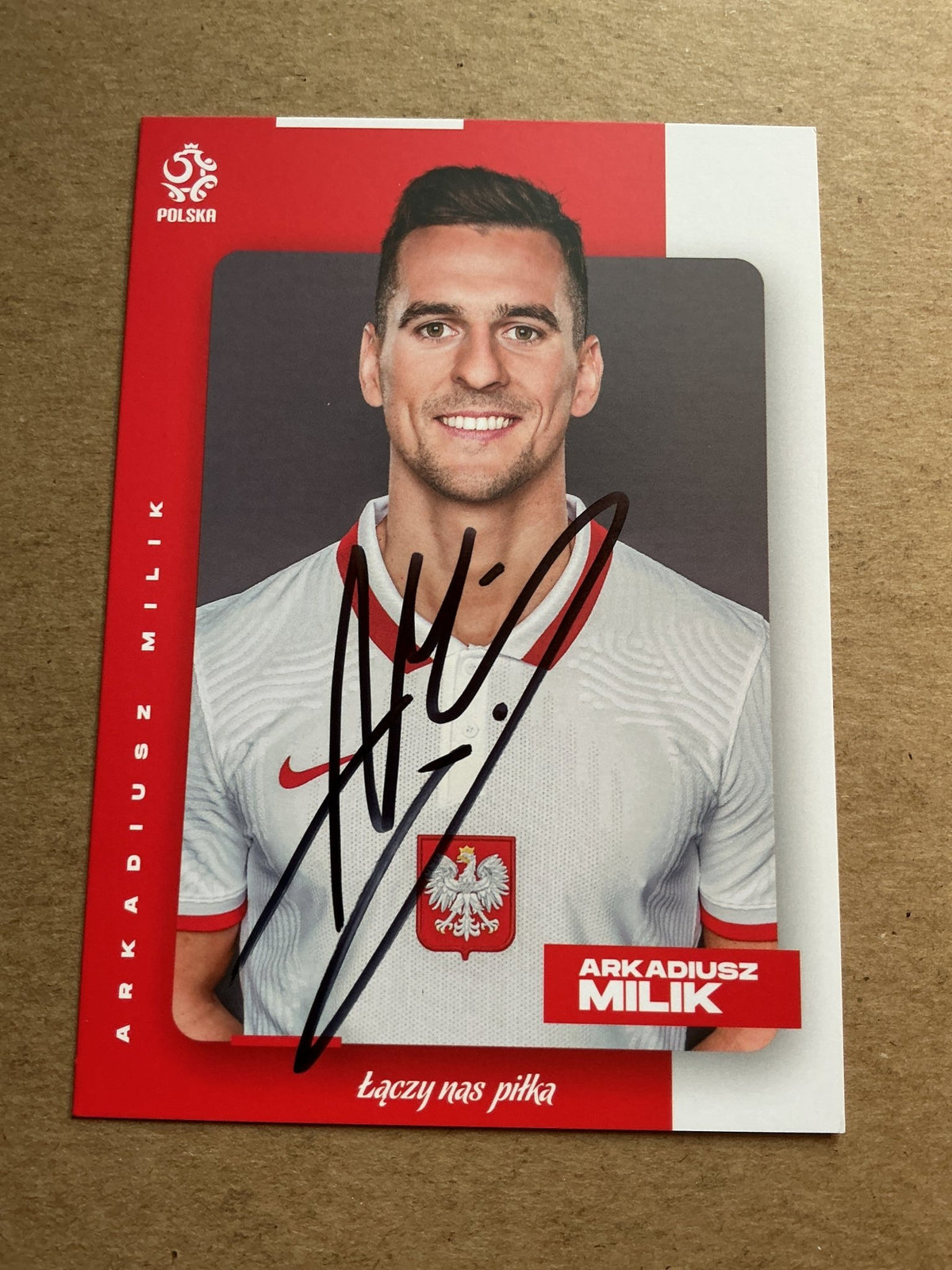Arkadiusz Milik, Poland 🇵🇱 UEFA Euro Cup 2020 hand signed - Autographs-World