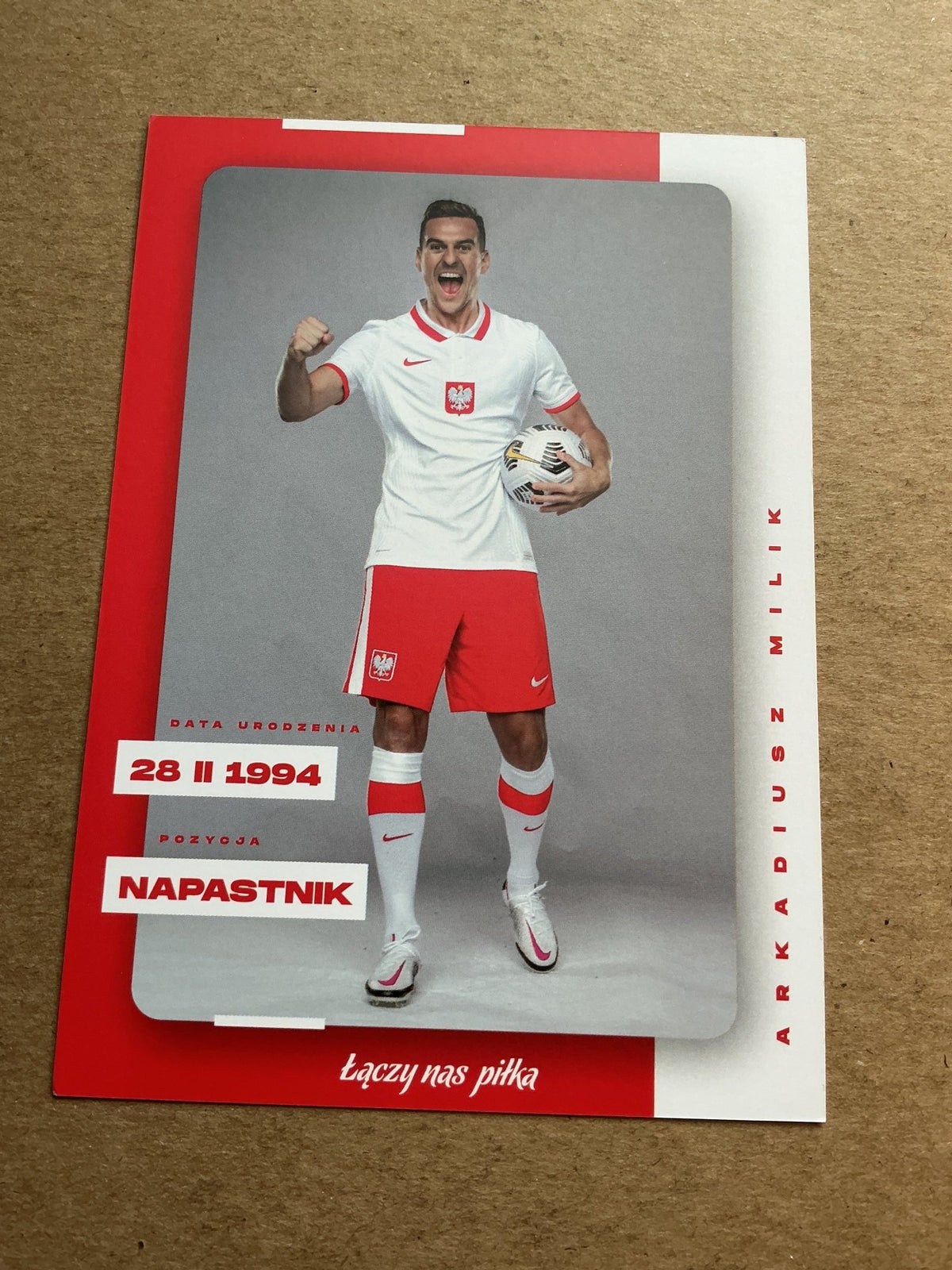 Arkadiusz Milik, Poland 🇵🇱 UEFA Euro Cup 2020 hand signed - Autographs-World