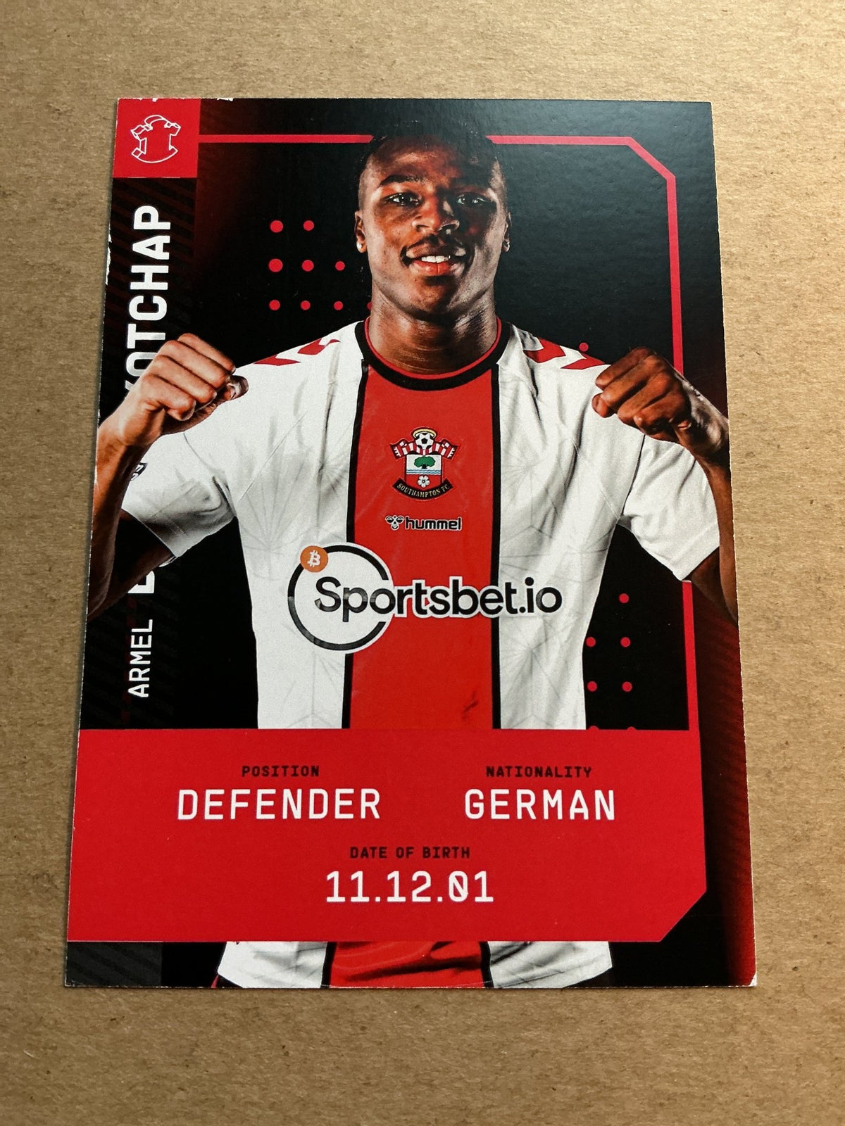 Armel Bella-Kotchap, Germany 🇩🇪 Southampton FC 2022/23 hand signed - Autographs-World
