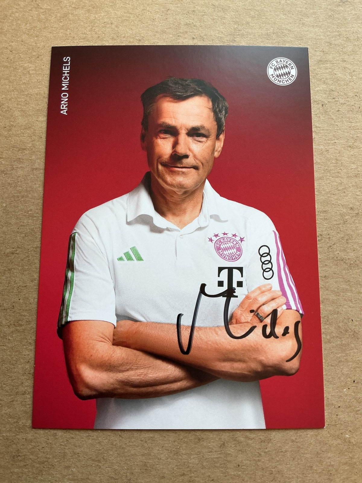 Arno Michels, Germany 🇩🇪 FC Bayern München 2023/24 hand signed - Autographs-World