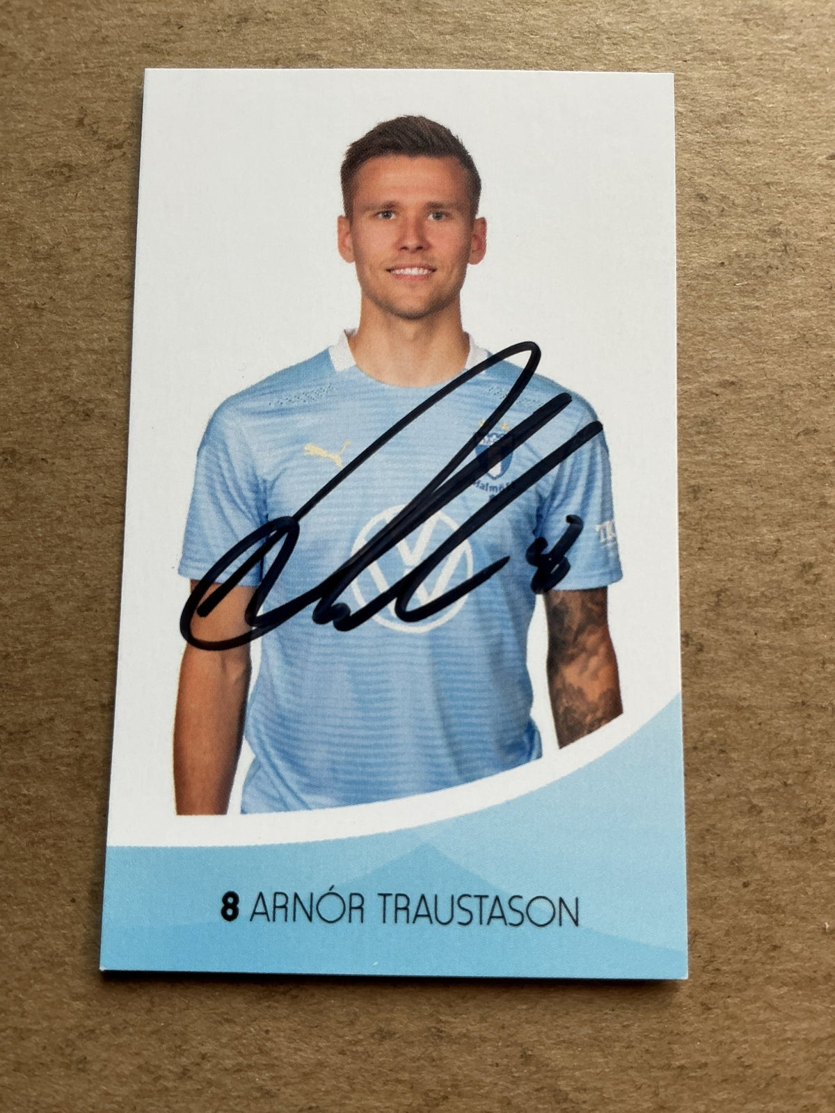 Arnór Traustason, Iceland 🇮🇸 Malmö FF 2020/21 hand signed - Autographs-World