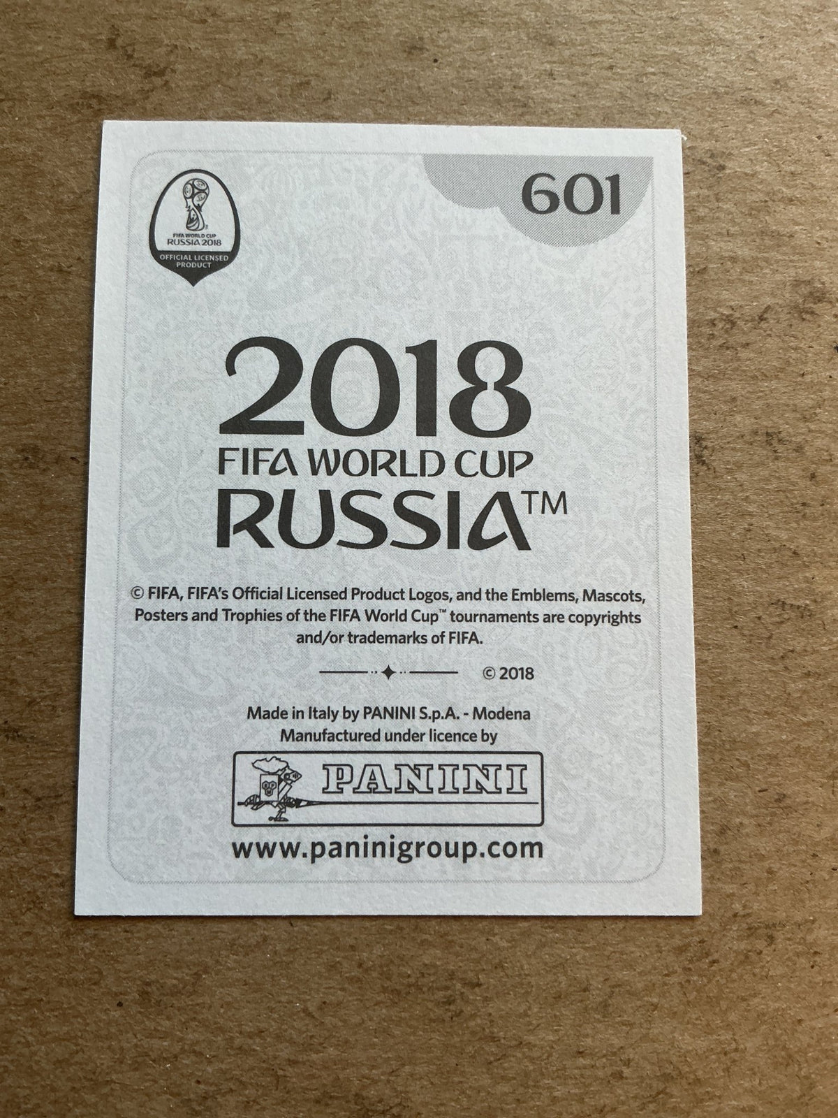 Artur Jędrzejczyk, Poland 🇵🇱 FIFA World Cup 2018 Panini hand signed - Autographs-World