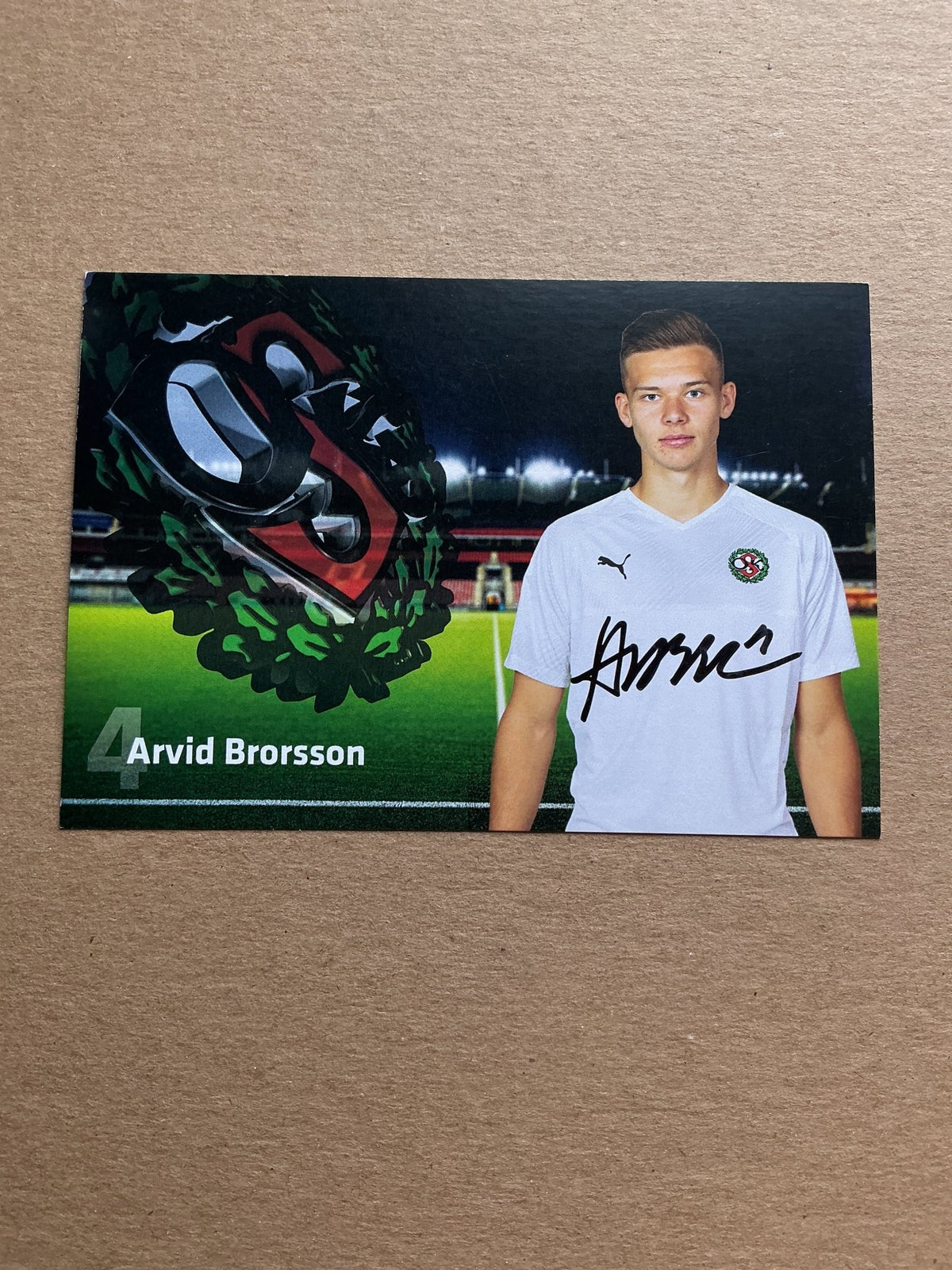 Arvid Brorsson, Sweden 🇸🇪 Örebro SK 2019/20 hand signed - Autographs-World