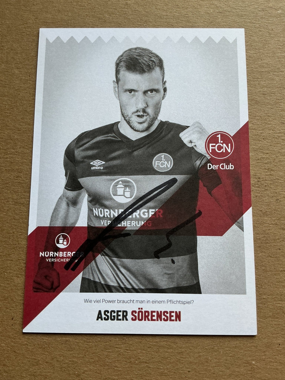 Asger Sörensen, Denmark 🇩🇰 1.FC Nürnberg 2020/21 hand signed - Autographs-World