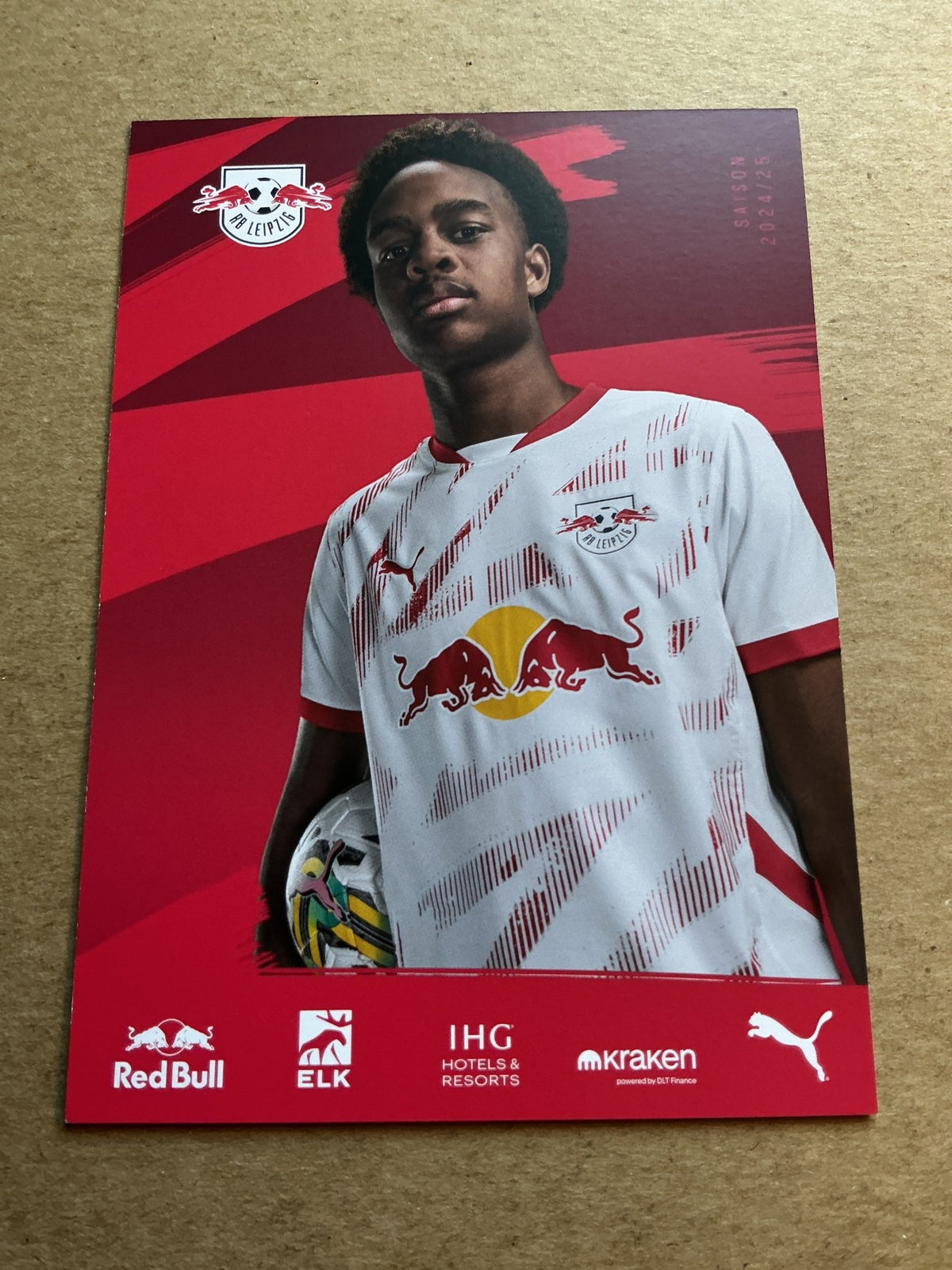 Assan Ouedraogo, Germany 🇩🇪 RB Leipzig 2024/25 hand signed - Autographs-World