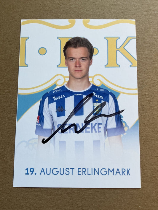 August Erlingmark, Sweden 🇸🇪 IFK Göteborg 2019/20 hand signed - Autographs-World