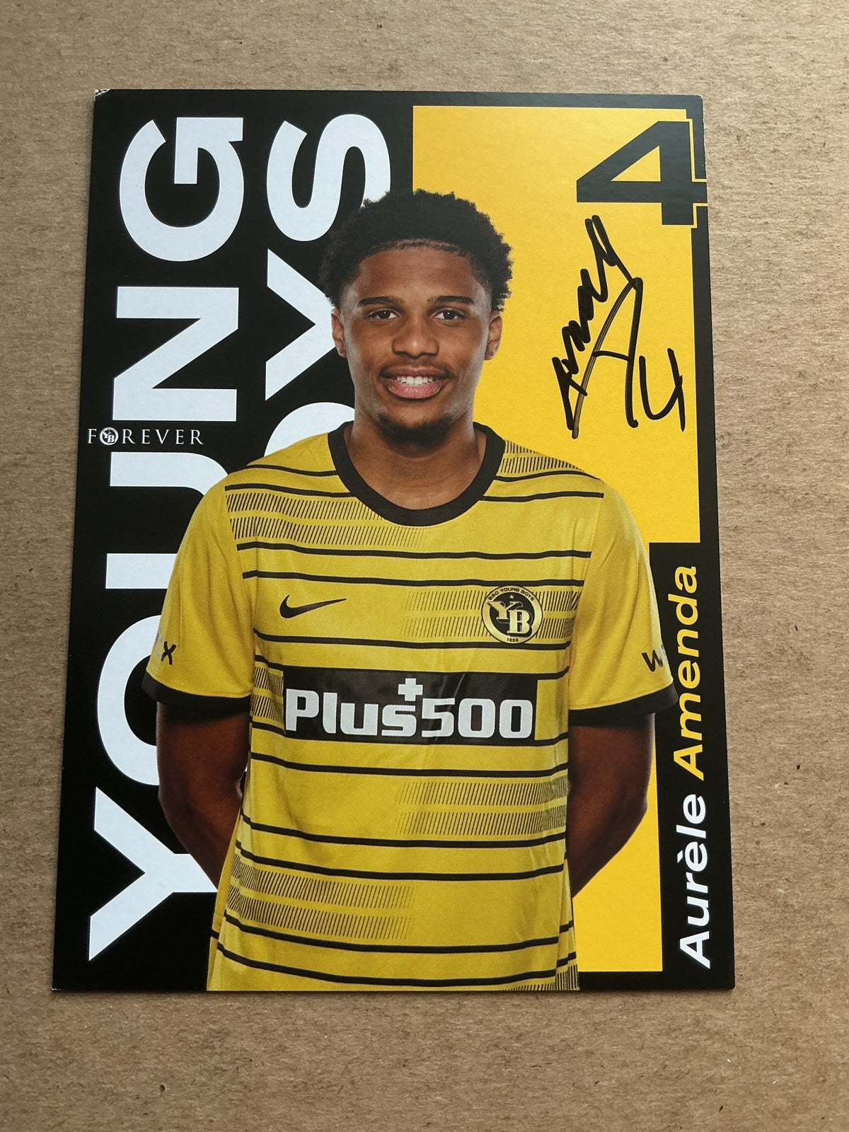 Aurèle Amenda, Switzerland 🇨🇭 BSC Young Boys Bern 2022/23 hand signed - Autographs-World