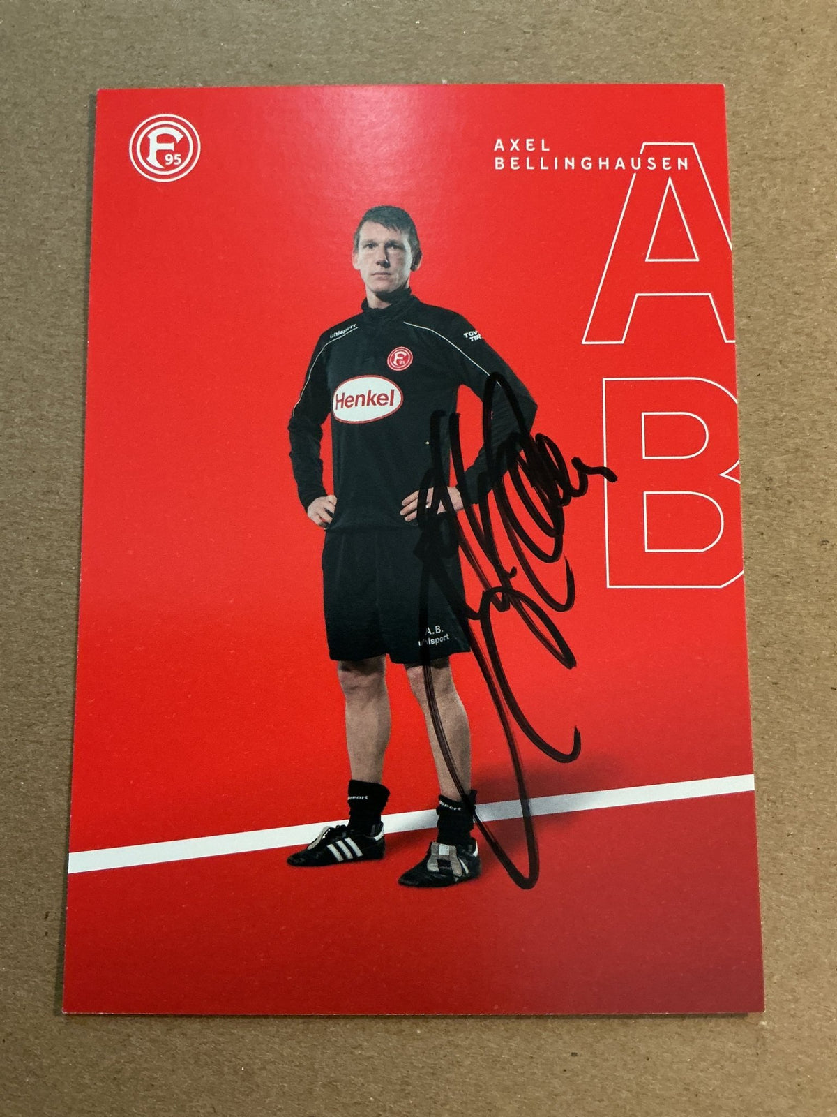 Axel Bellinghausen, Germany 🇩🇪 Fortuna Düsseldorf 2020/21 hand signed - Autographs-World