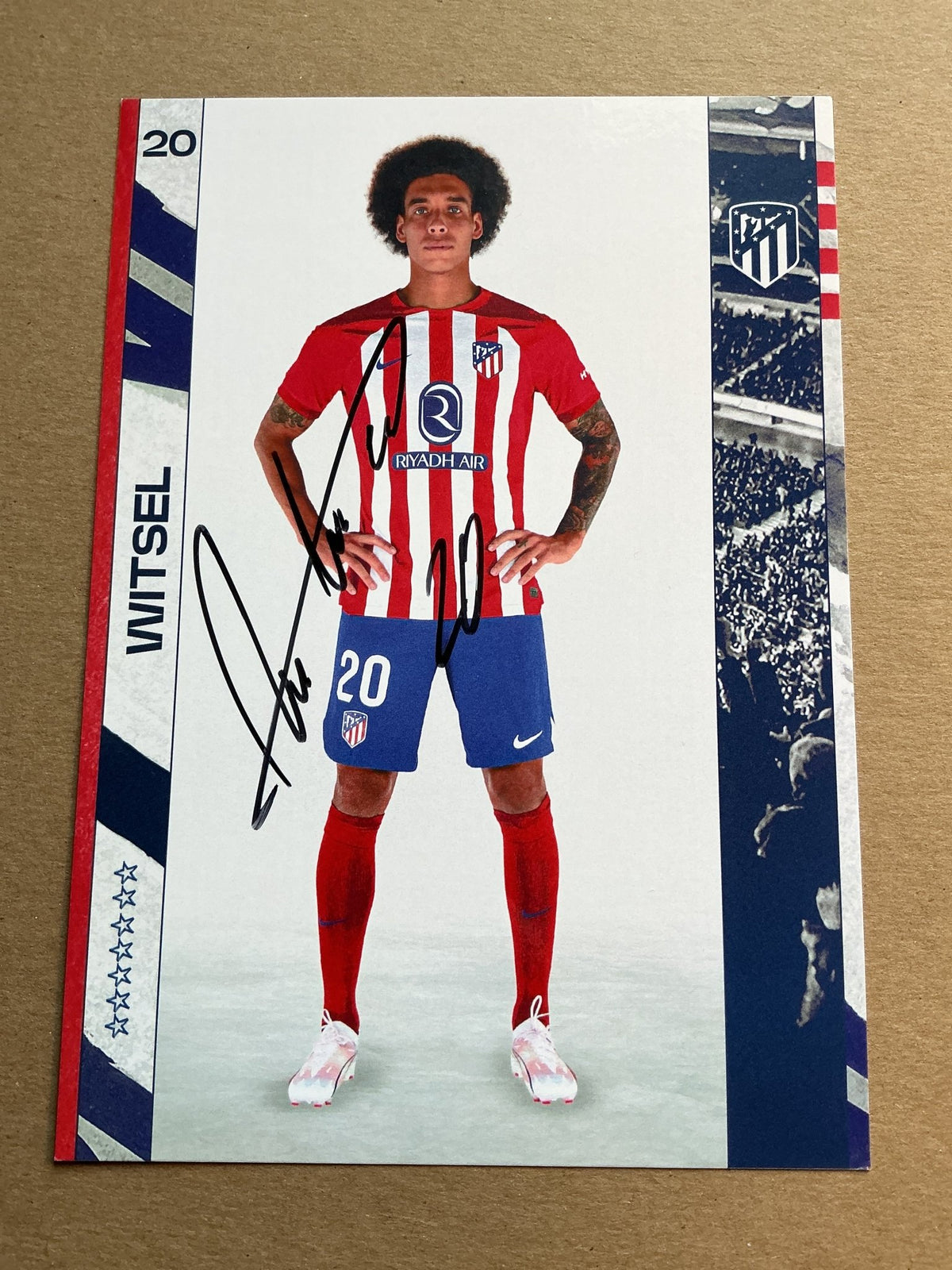 Axel Witsel, Belgium 🇧🇪 Atletico Madrid 2023/24 hand signed - Autographs-World