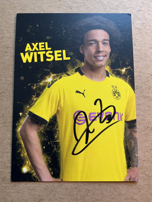 Axel Witsel, Belgium 🇧🇪 Borussia Dortmund 2019/20 hand signed - Autographs-World