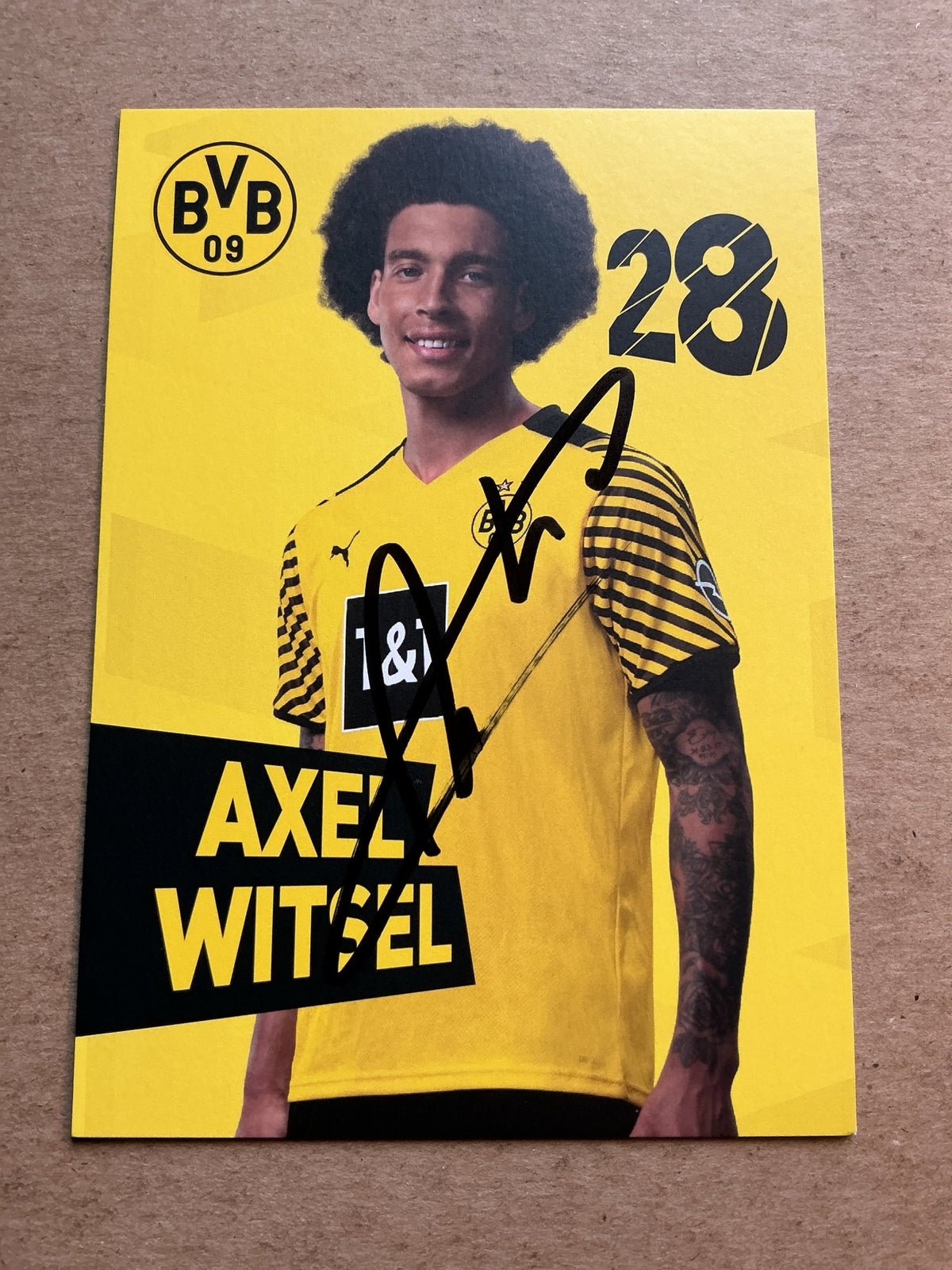 Axel Witsel, Belgium 🇧🇪 Borussia Dortmund 2021/22 hand signed - Autographs-World