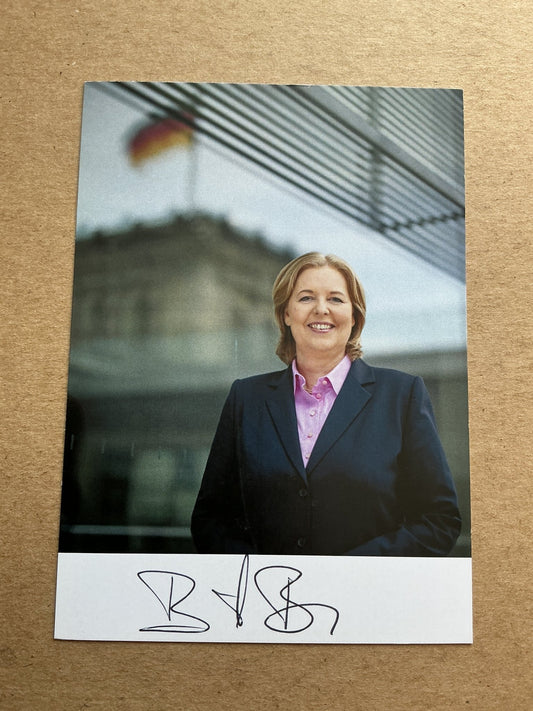 Bärbel Bas, Germany 🇩🇪 Member of Parlament Politics 2025 hand signed - Autographs-World