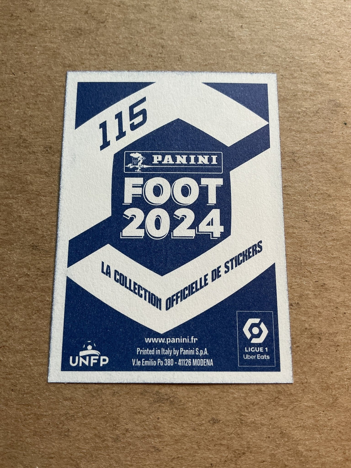 Bafode Diakite, France 🇫🇷 Lille OSC 2024 Panini hand signed - Autographs-World