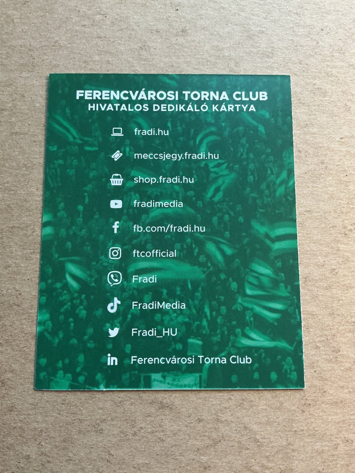 Bálint Vécsei, Hungary 🇭🇺 Ferencváros 2022/23 hand signed - Autographs-World