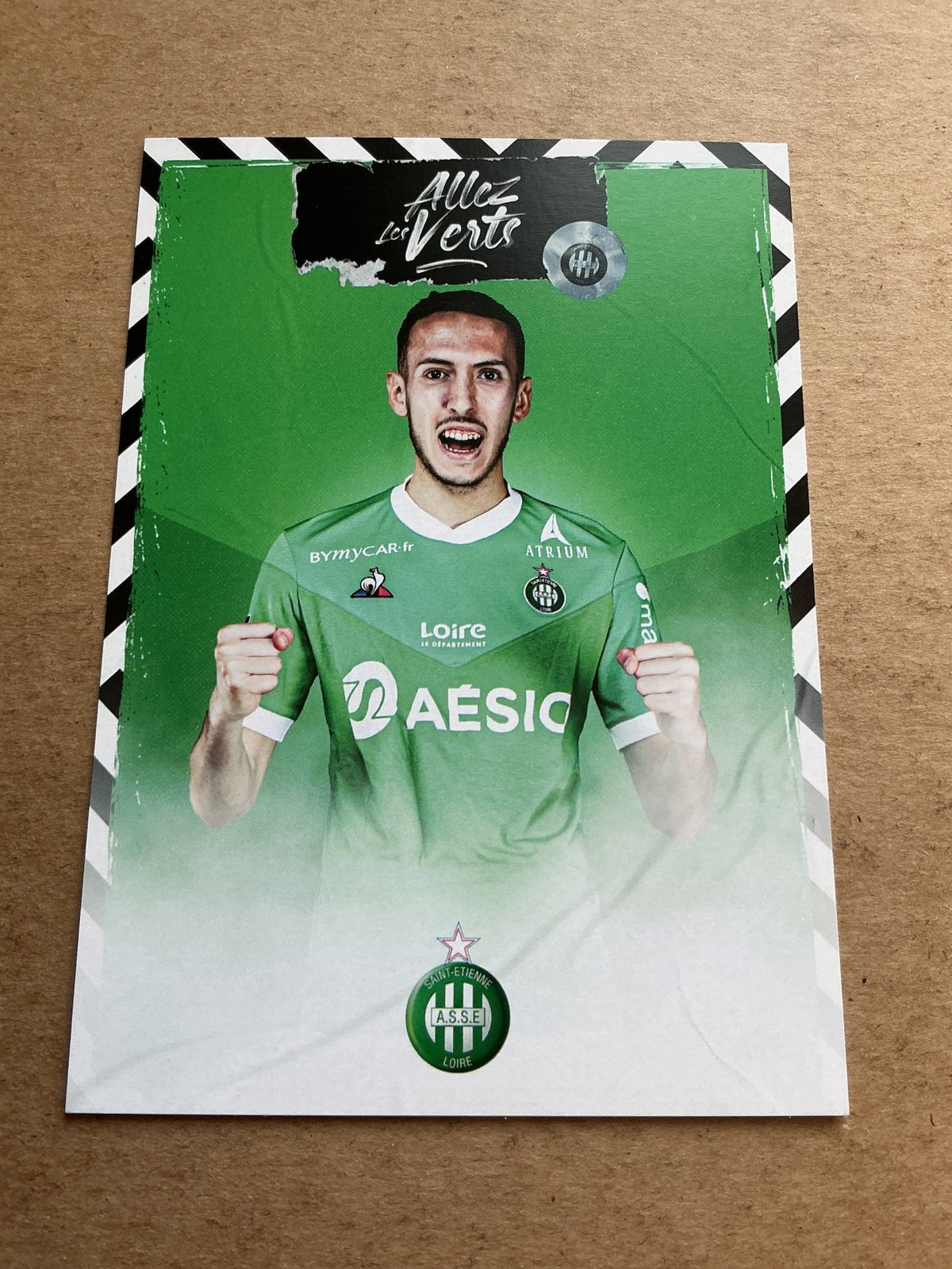 Baptiste Gabard, France 🇫🇷 AS Saint-Étienne 2020/21 hand signed - Autographs-World