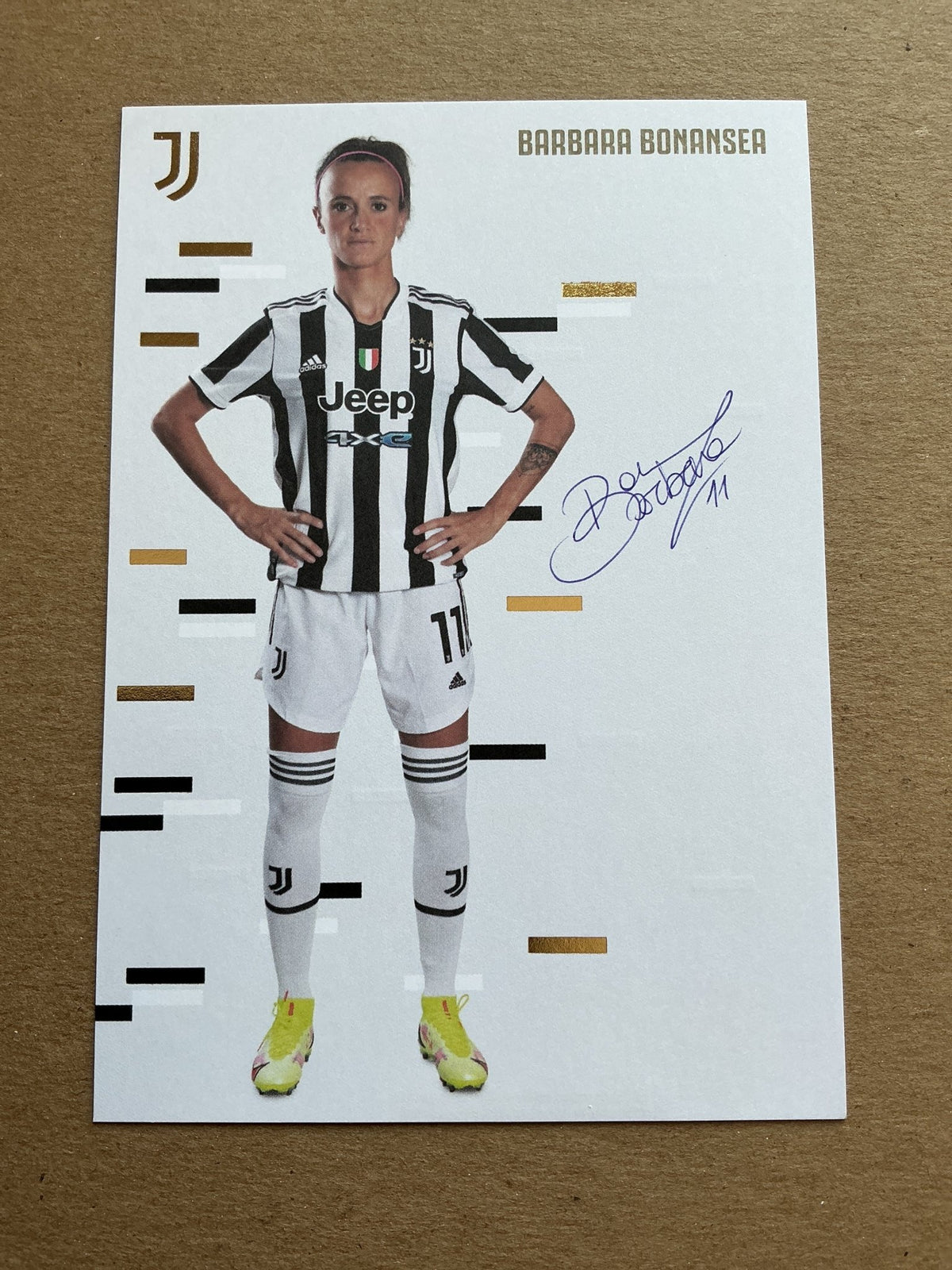 Barbara Bonansea, Italy 🇮🇹 Juventus FC 2021/22 hand signed - Autographs-World