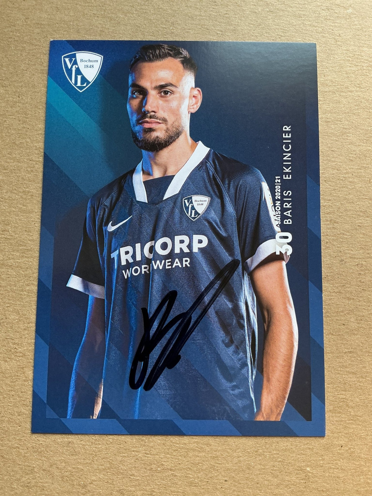 Baris Ekincier, Azerbaijan 🇦🇿 VfL Bochum 2020/21 hand signed - Autographs-World