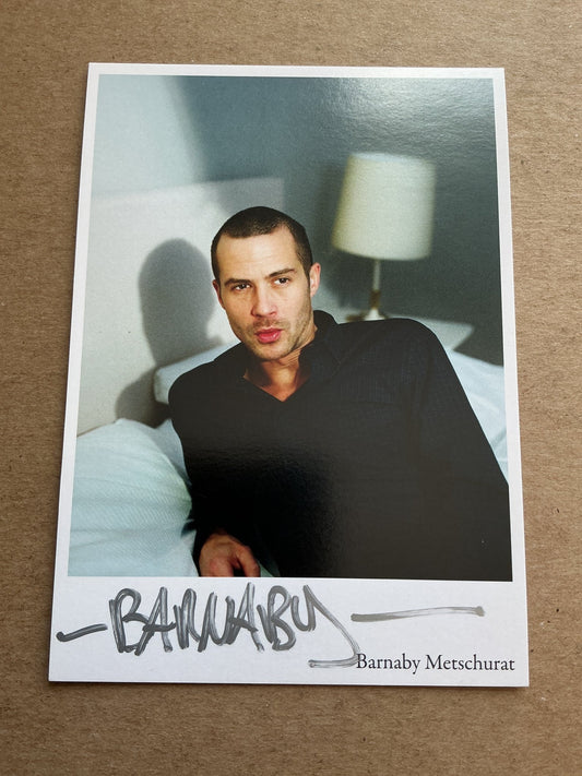 Barnaby Metschurat, Germany 🇩🇪 Actor 2025 hand signed - Autographs-World