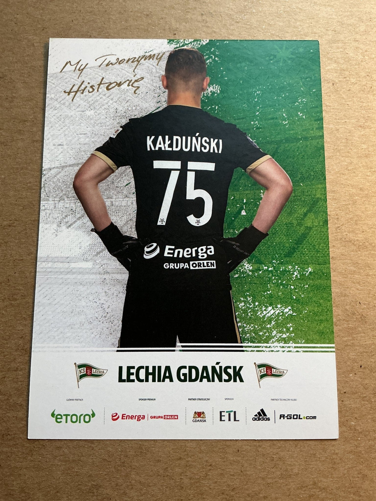 Bartłomiej Kałduński, Poland 🇵🇱 Lechia Gdansk 2022/23 hand signed - Autographs-World