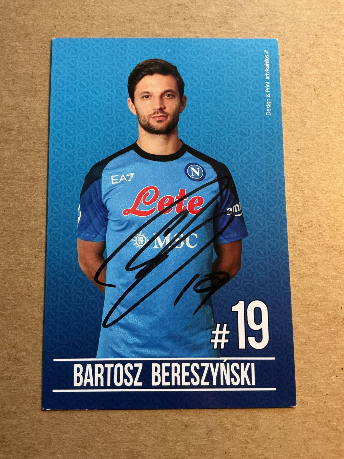 Bartosz Bereszyński, Poland 🇵🇱 SSC Napoli 2022/23 hand signed - Autographs-World