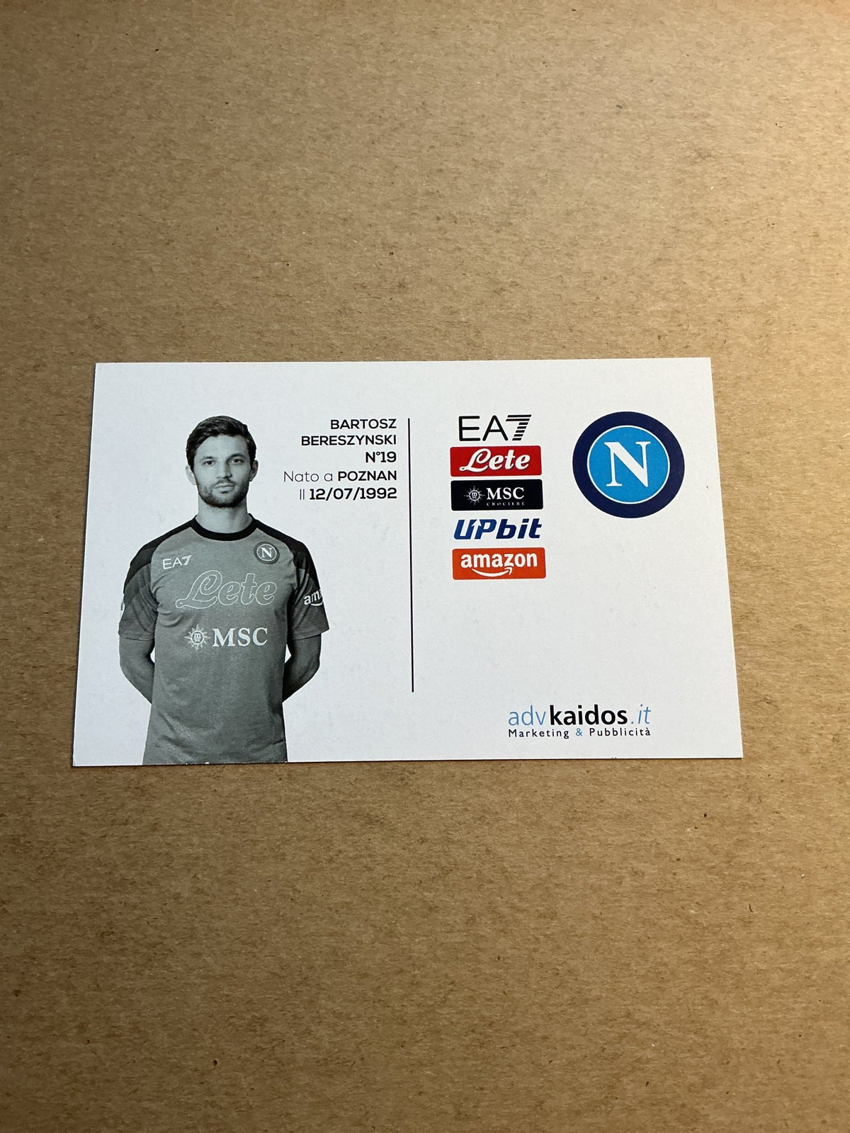 Bartosz Bereszyński, Poland 🇵🇱 SSC Napoli 2022/23 hand signed - Autographs-World