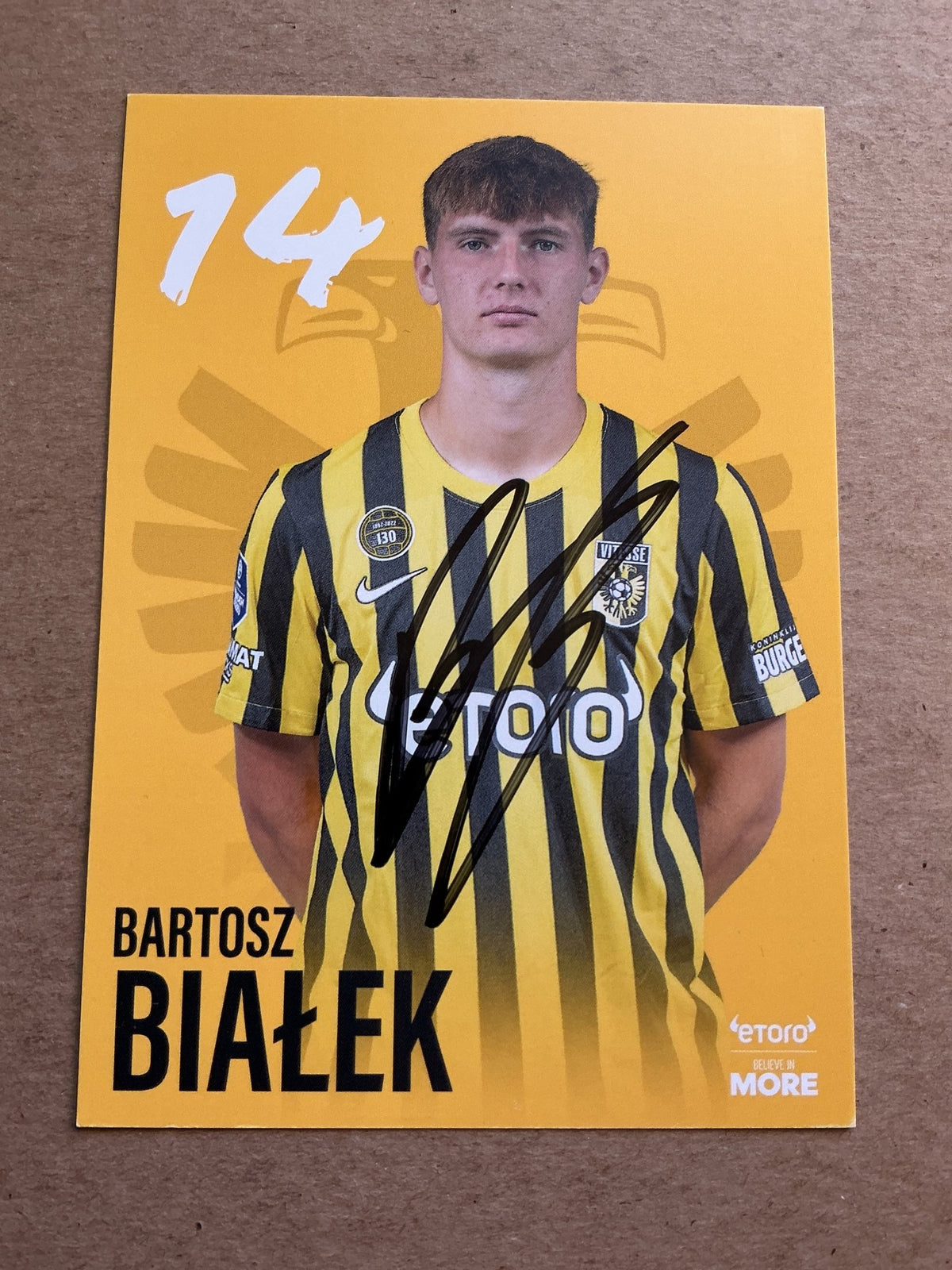 Bartosz Białek, Poland 🇵🇱 Vitesse Arnhem 2022/23 hand signed - Autographs-World