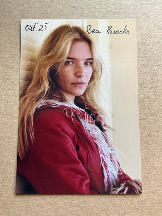 Bea Brocks, Germany 🇩🇪 Actress 2025 hand signed - Autographs-World