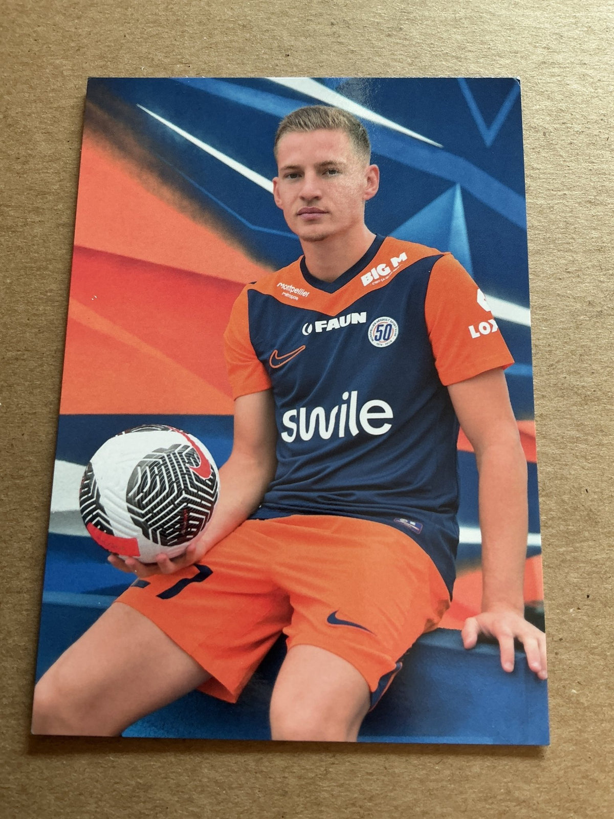 Becir Omeragic, Switzerland 🇨🇭 Montpellier HSC 2024/25 hand signed - Autographs-World