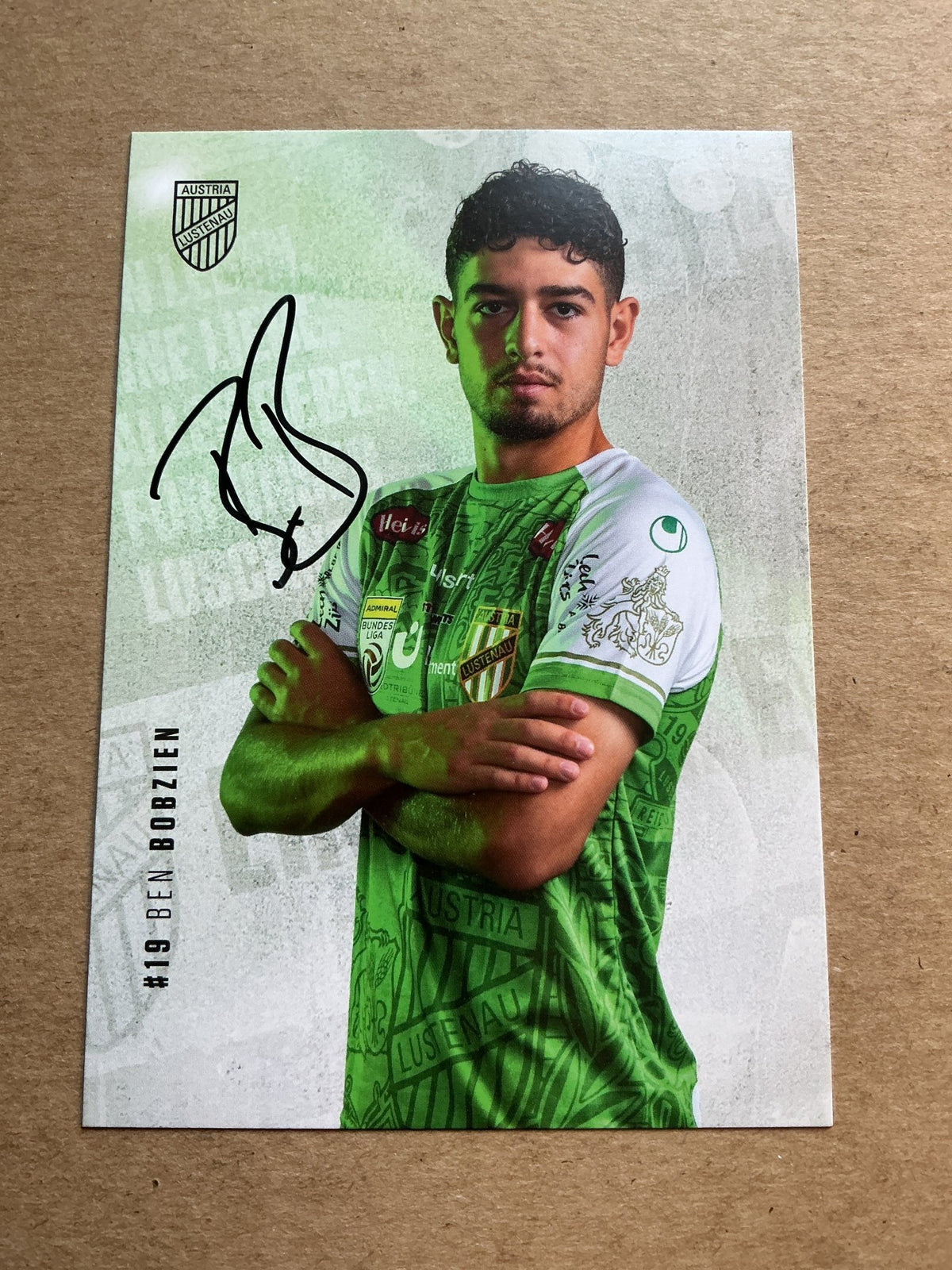 Ben Bobzien, Germany 🇩🇪 SC Austria Lustenau 2023/24 hand signed - Autographs-World