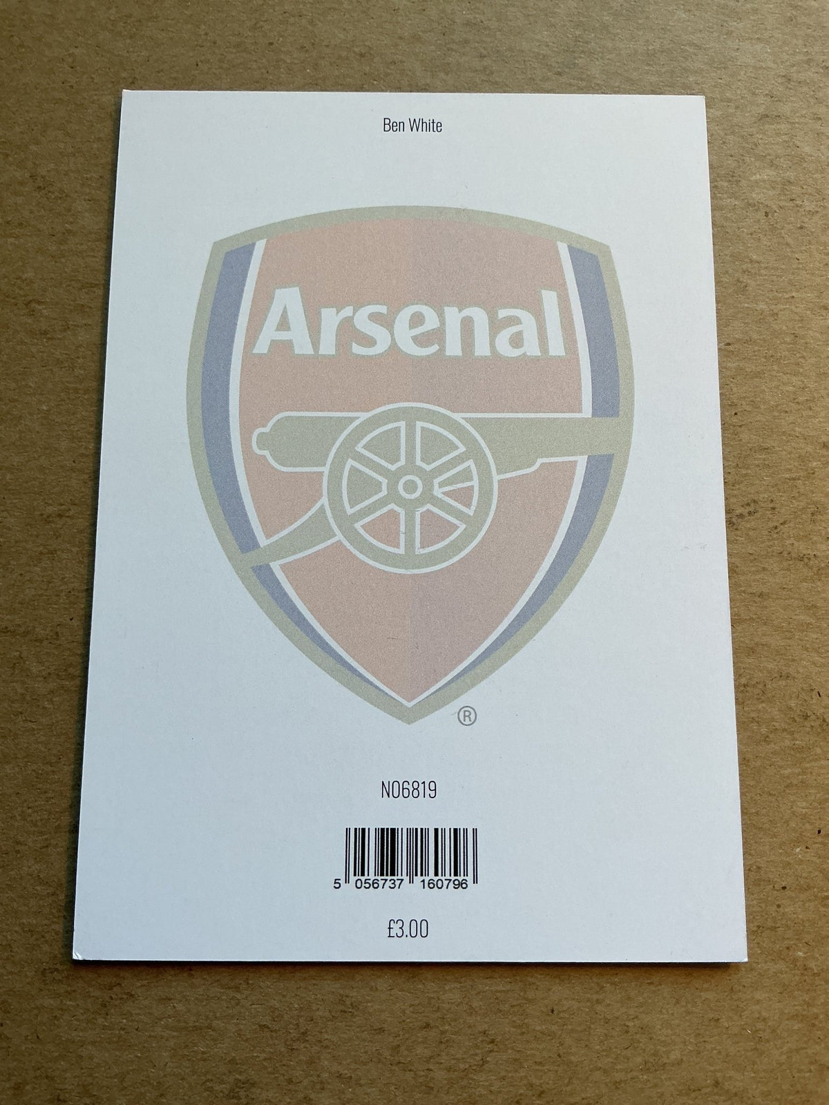 Ben White, England 🏴󠁧󠁢󠁥󠁮󠁧󠁿 Arsenal FC 2024/25 hand signed - Autographs-World