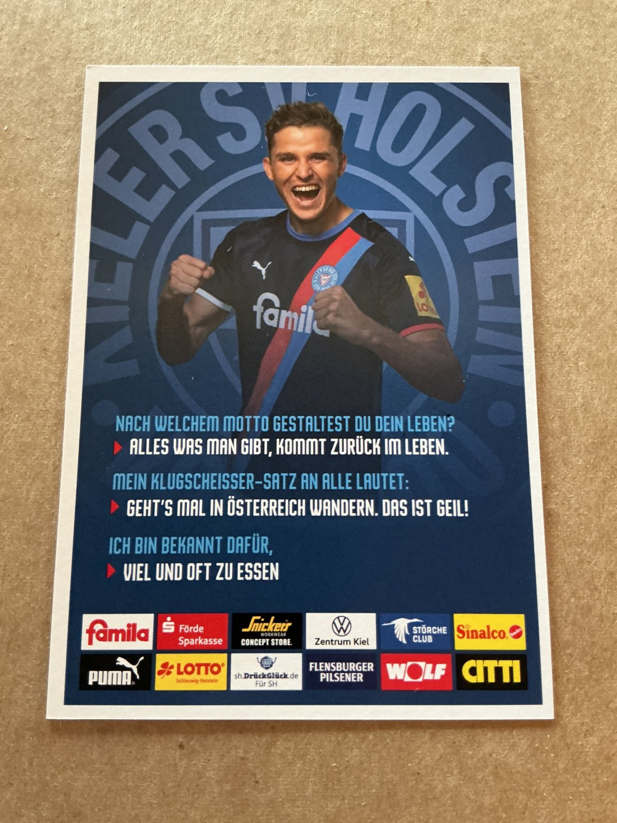 Benedikt Pichler, Austria 🇦🇹 Holstein Kiel 2021/22 hand signed - Autographs-World