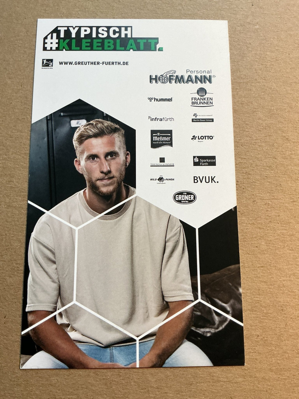 Benedikt Zahn, Germany 🇩🇪 SpVgg Greuther Fürth 2019/20 hand signed - Autographs-World