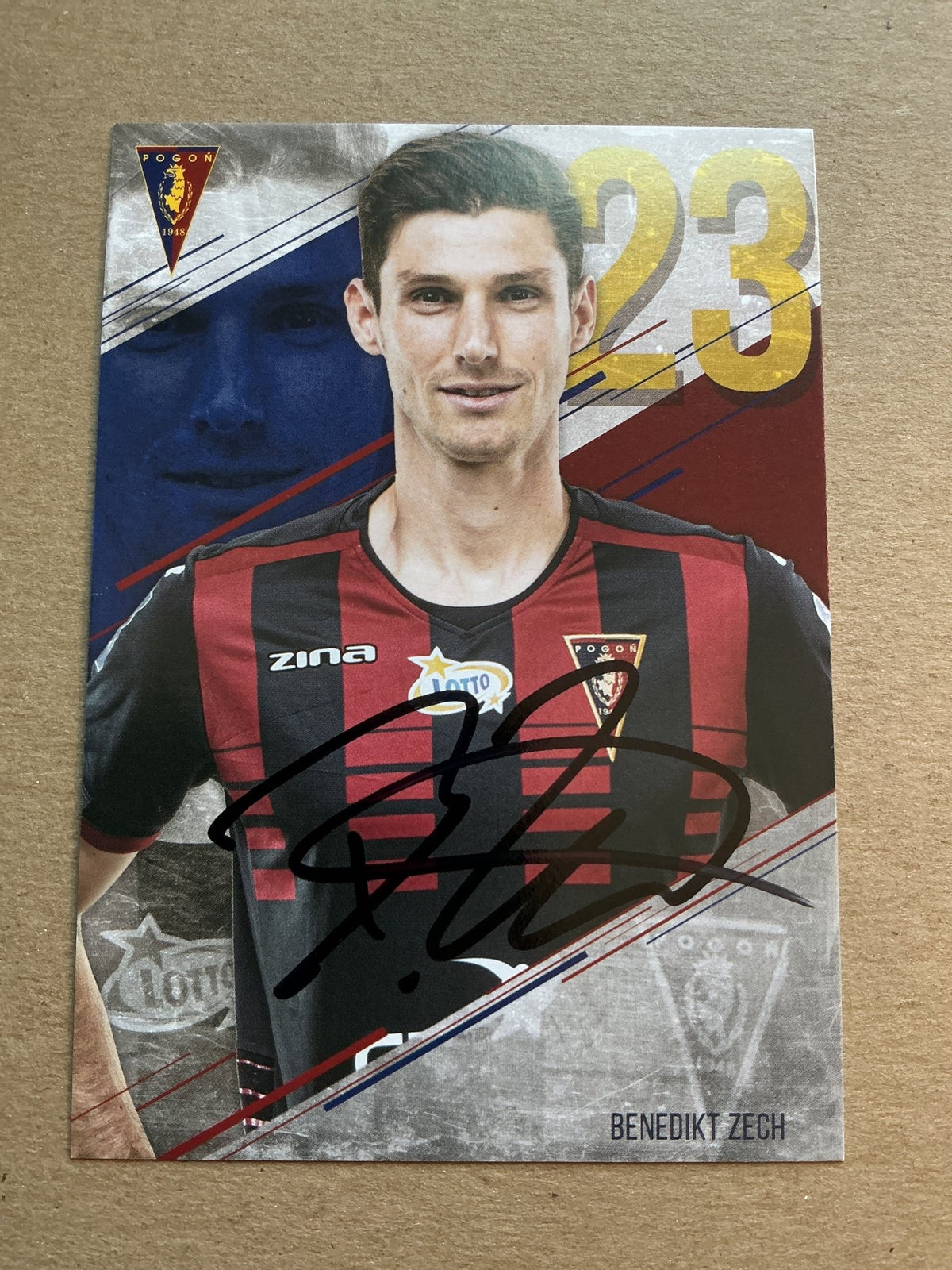 Benedikt Zech, Austria 🇦🇹 Pogon Szczecin 2019/20 hand signed - Autographs-World