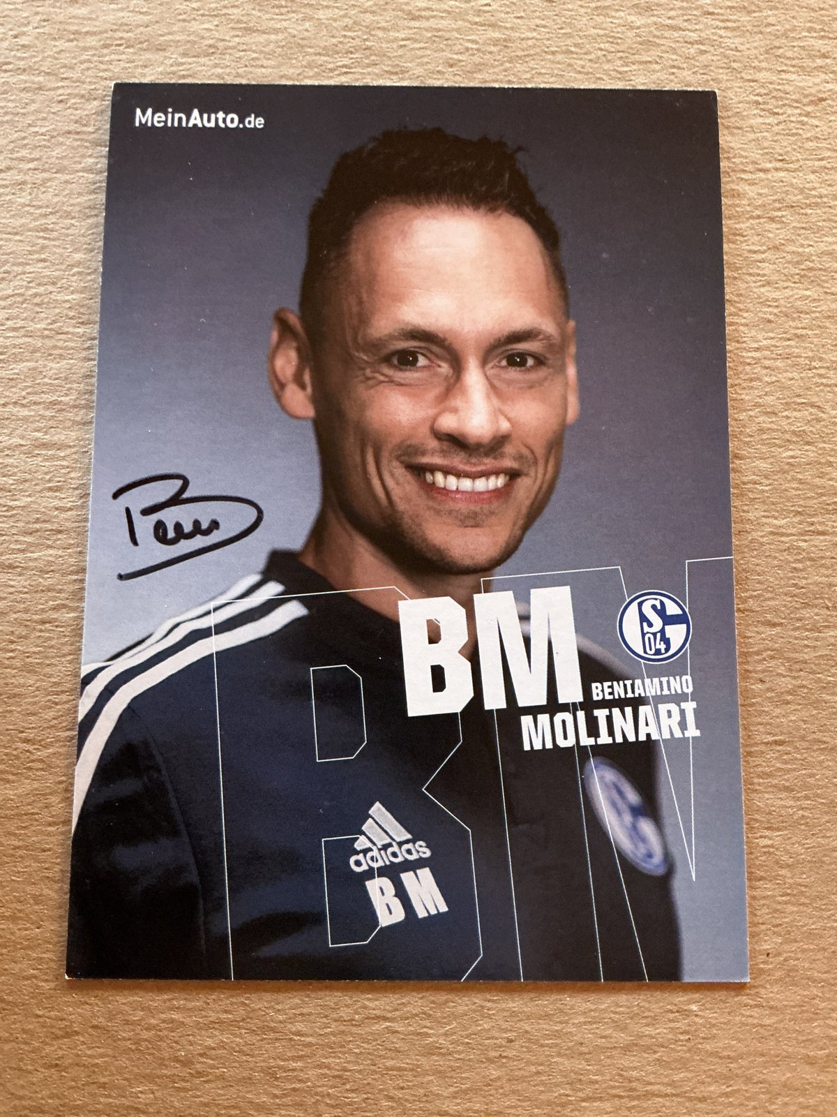 Beniamino Molinari, Italy 🇮🇹 FC Schalke 04 2022/23 hand signed - Autographs-World