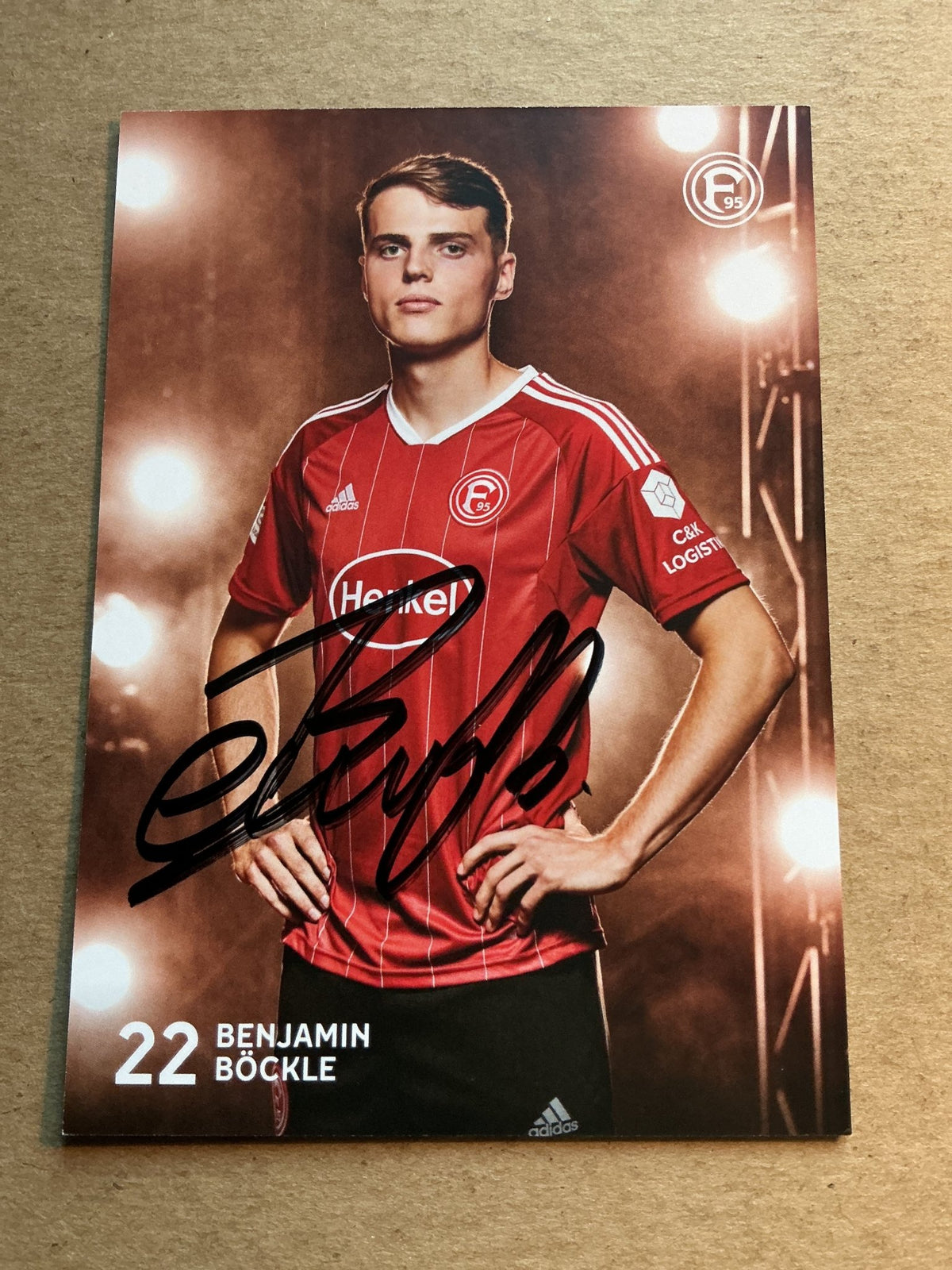 Benjamin Böckle, Austria 🇦🇹 Fortuna Düsseldorf 2022/23 hand signed - Autographs-World