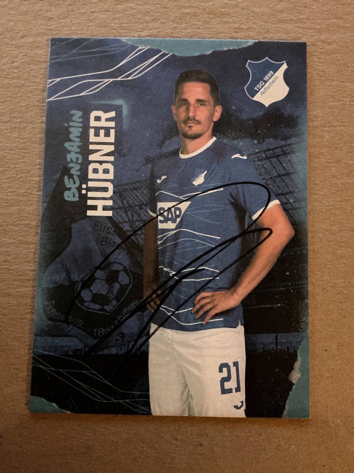 Benjamin Hübner, Germany 🇩🇪 TSG 1899 Hoffenheim 2022/23 hand signed - Autographs-World