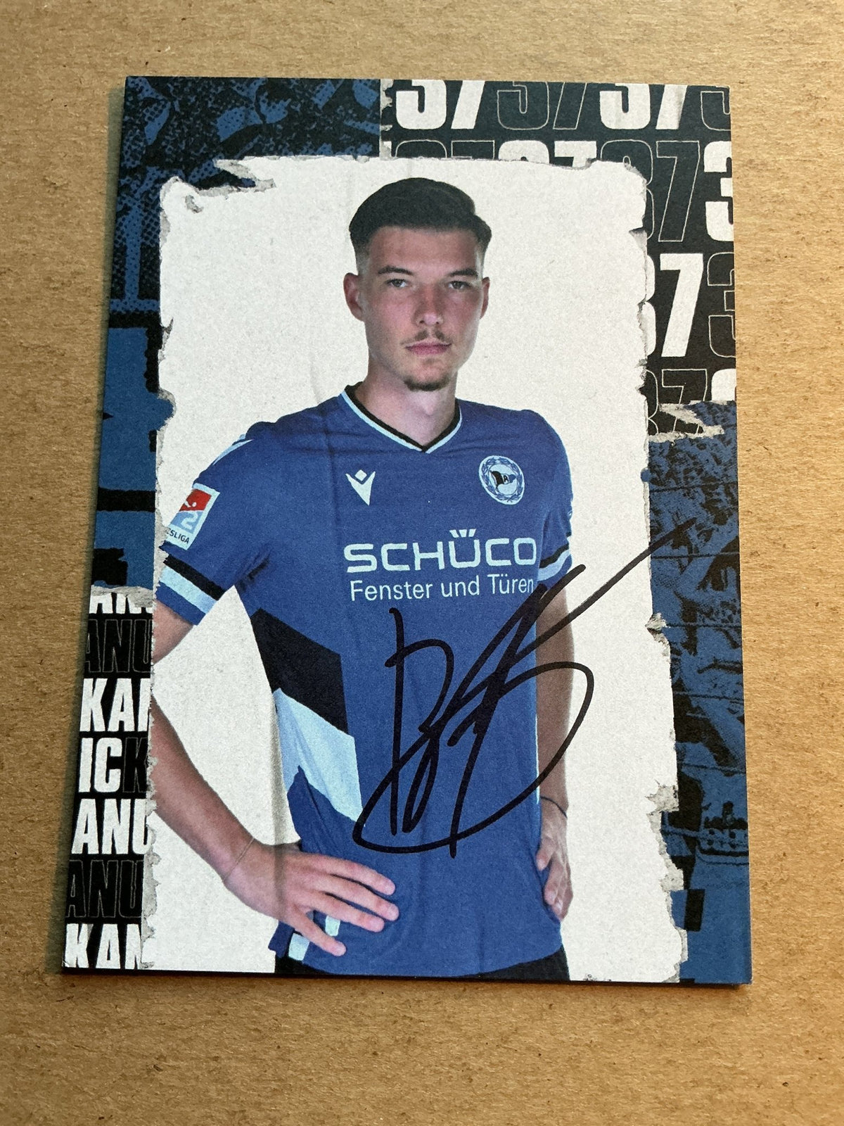 Benjamin Kanuric, Austria 🇦🇹 Arminia Bielefeld 2022/23 hand signed - Autographs-World