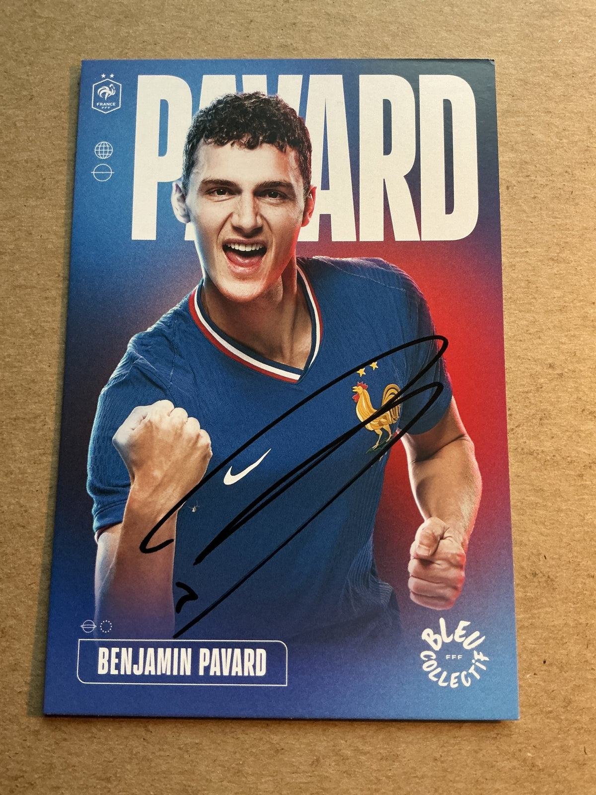 Benjamin Pavard, France 🇫🇷 UEFA Euro 2024 hand signed - Autographs-World
