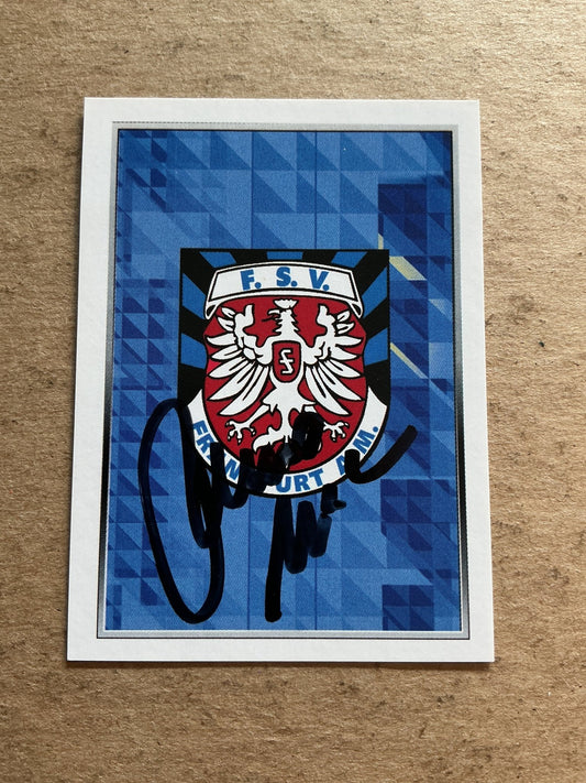 Benno Möhlmann, Germany 🇩🇪 FSV Frankfurt 2014/15 Topps hand signed - Autographs-World