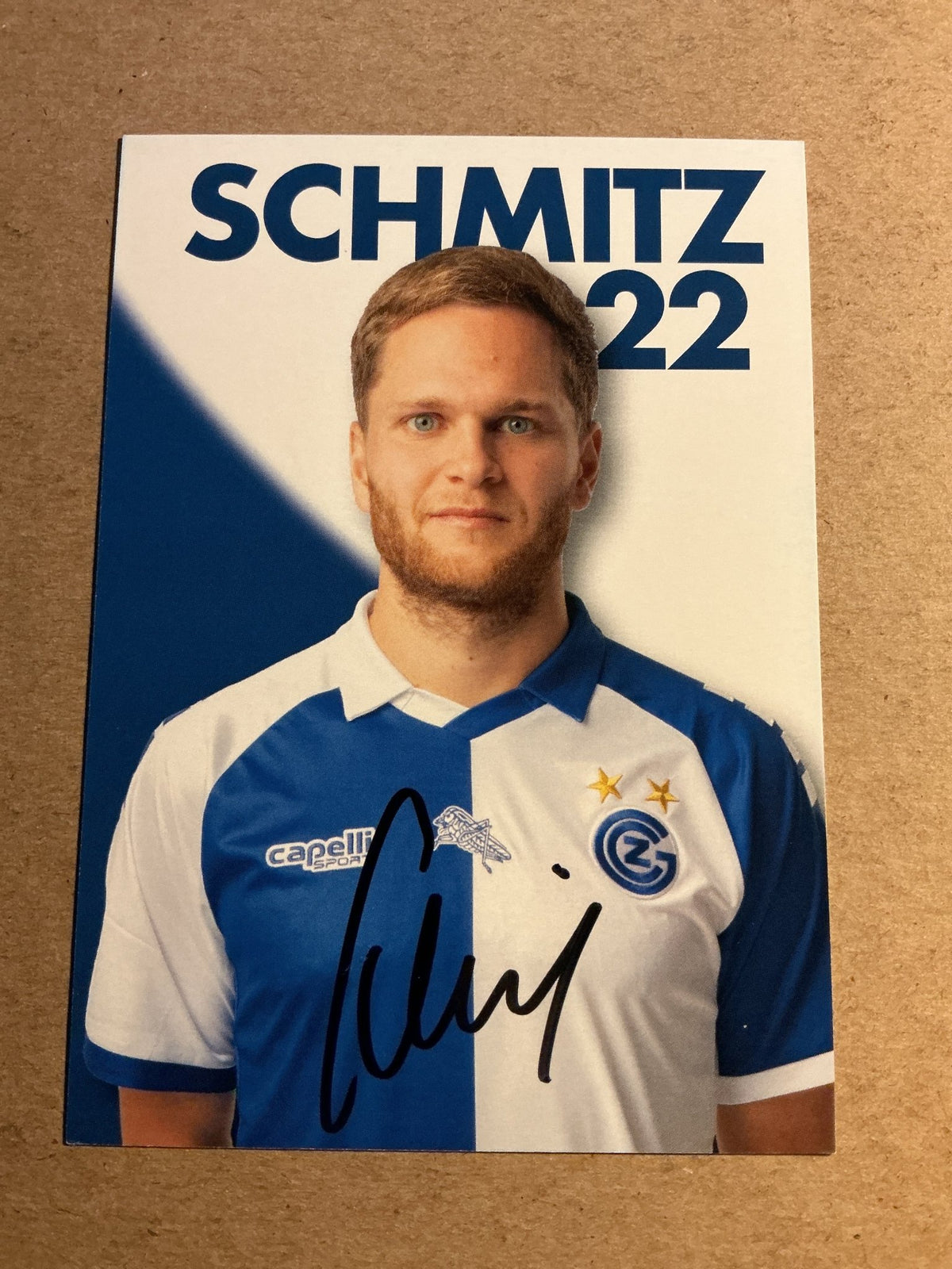 Benno Schmitz, Germany 🇩🇪 Grasshopper Zürich 2024/25 hand signed - Autographs-World