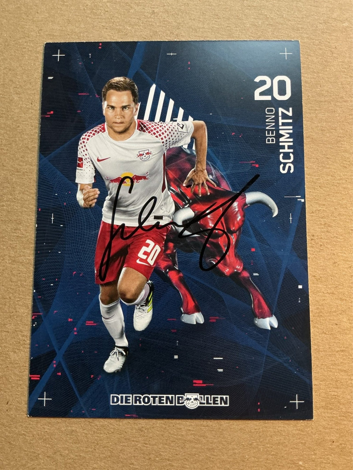 Benno Schmitz, Germany 🇩🇪 RB Leipzig 2017/18 hand signed - Autographs-World