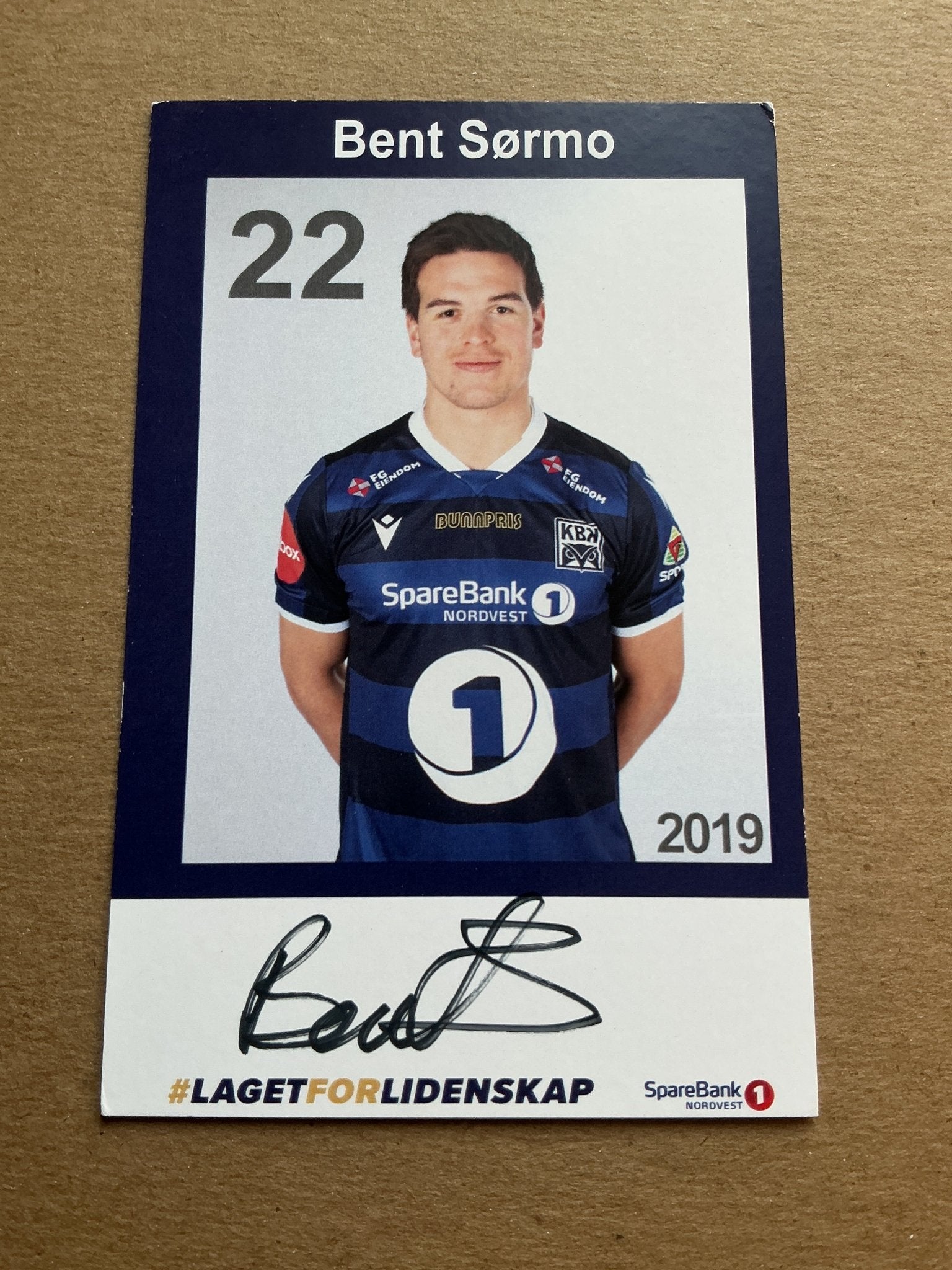 Bent Sørmo, Norway 🇳🇴 Kristiansund BK 2019/20 hand signed - Autographs-World