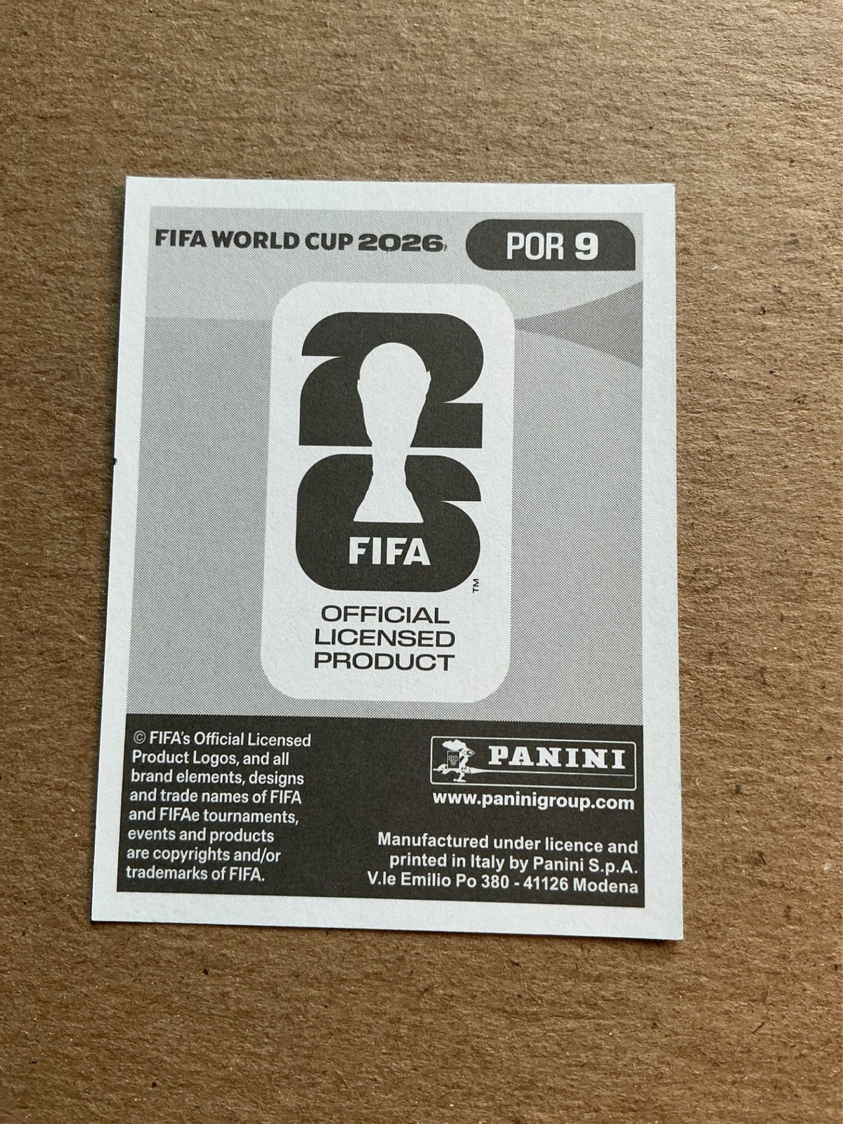 Bernardo Silva, Portugal 🇵🇹 FIFA World Cup 2026 Panini hand signed - Autographs-World