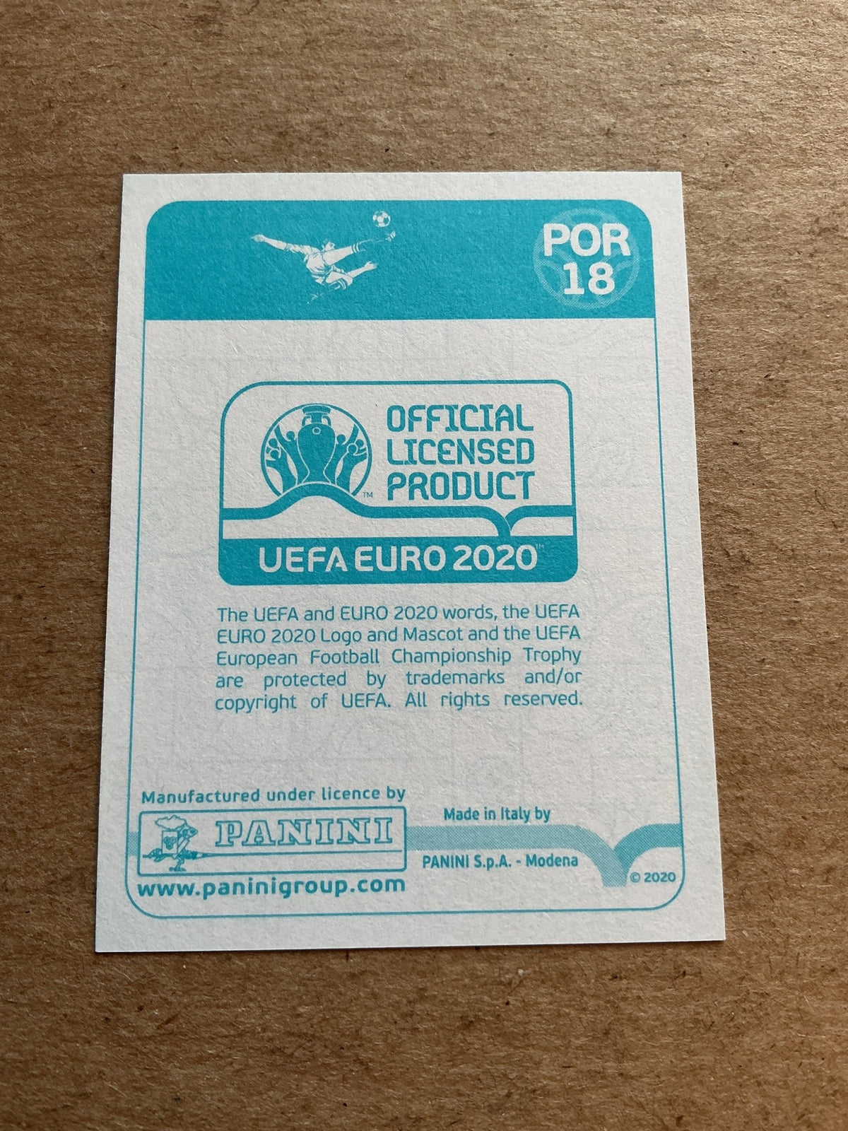 Bernardo Silva, Portugal 🇵🇹 UEFA Euro 2020 Panini hand signed - Autographs-World