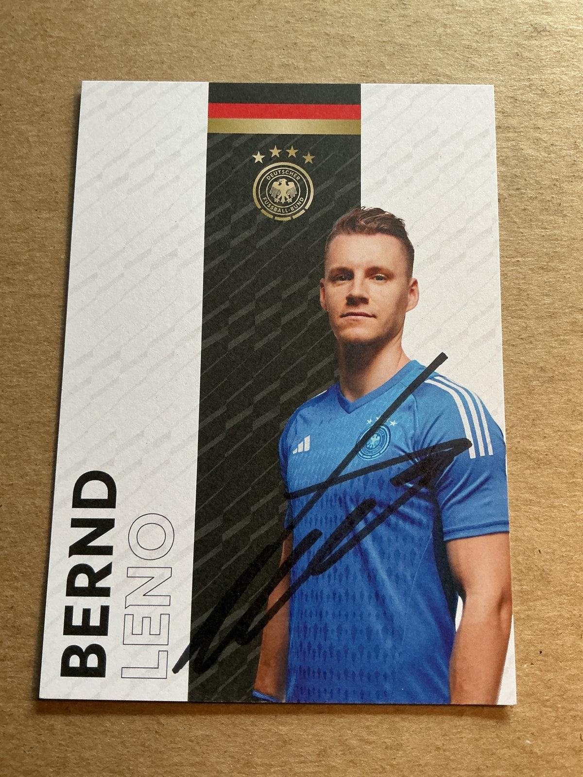 Bernd Leno, Germany 🇩🇪 FIFA World Cup 2022 hand signed - Autographs-World